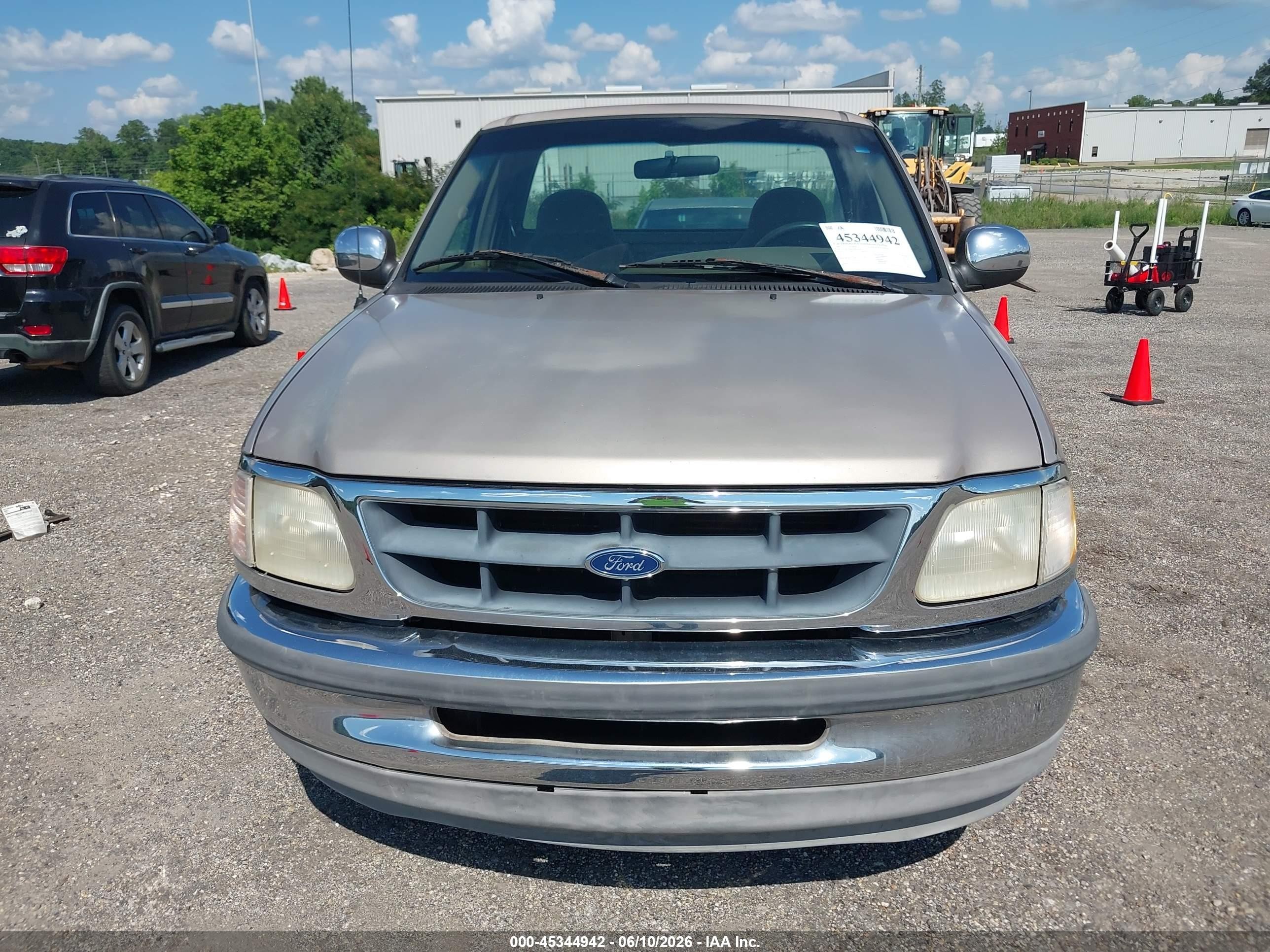 1997 Ford F-150 Standard Lariat/standard/xl/xlt Champagne vin: 1FTDF17W6VNB79106