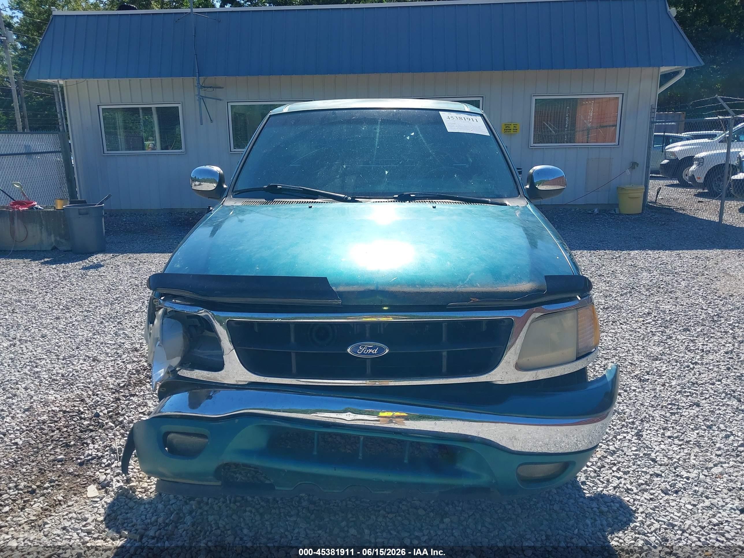 1997 Ford F-150 Standard Lariat/standard/xl/xlt Green vin: 1FTDF17WXVNC27593
