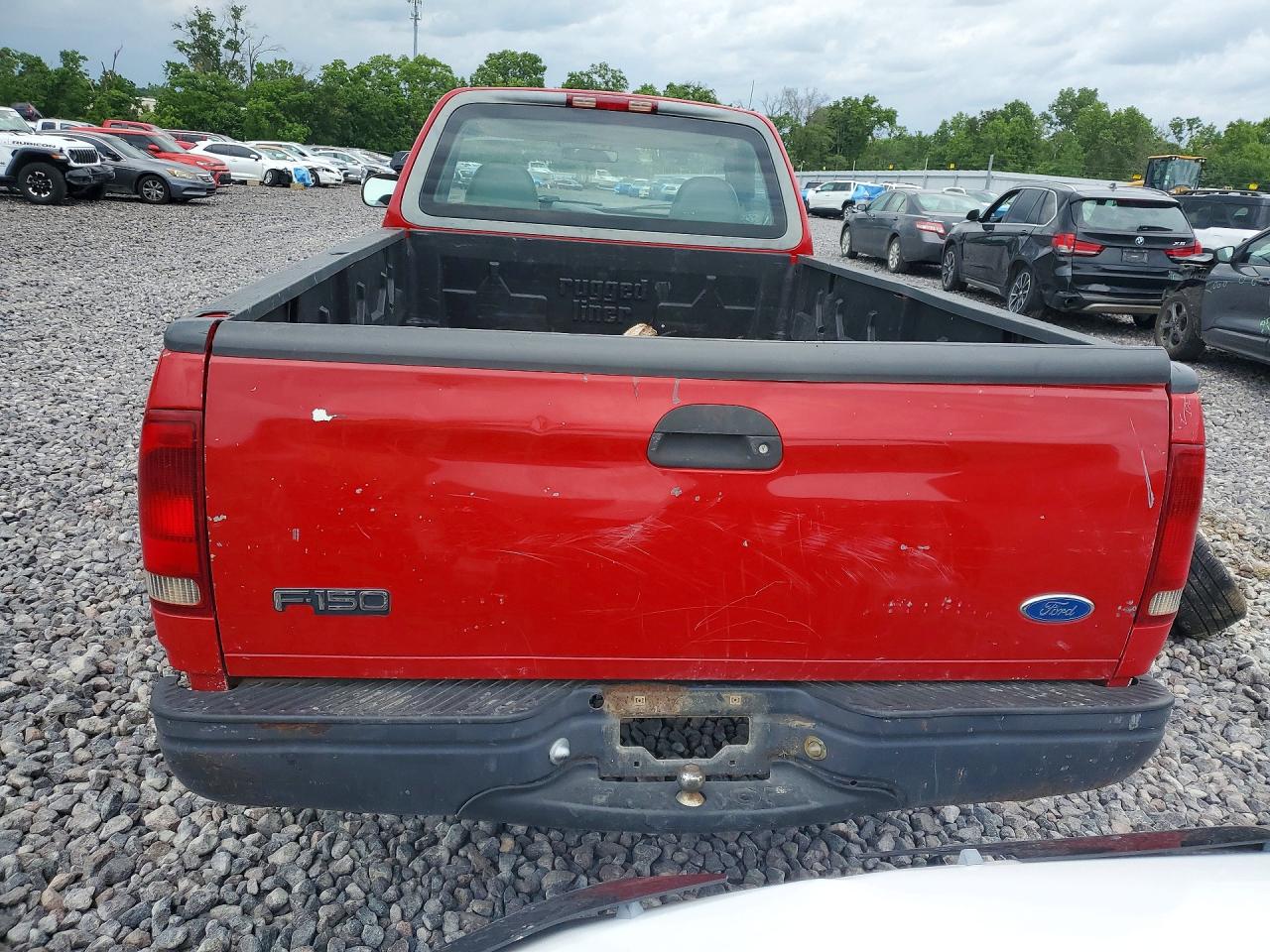1997 Ford F150 Red vin: 1FTDF1821VND42708