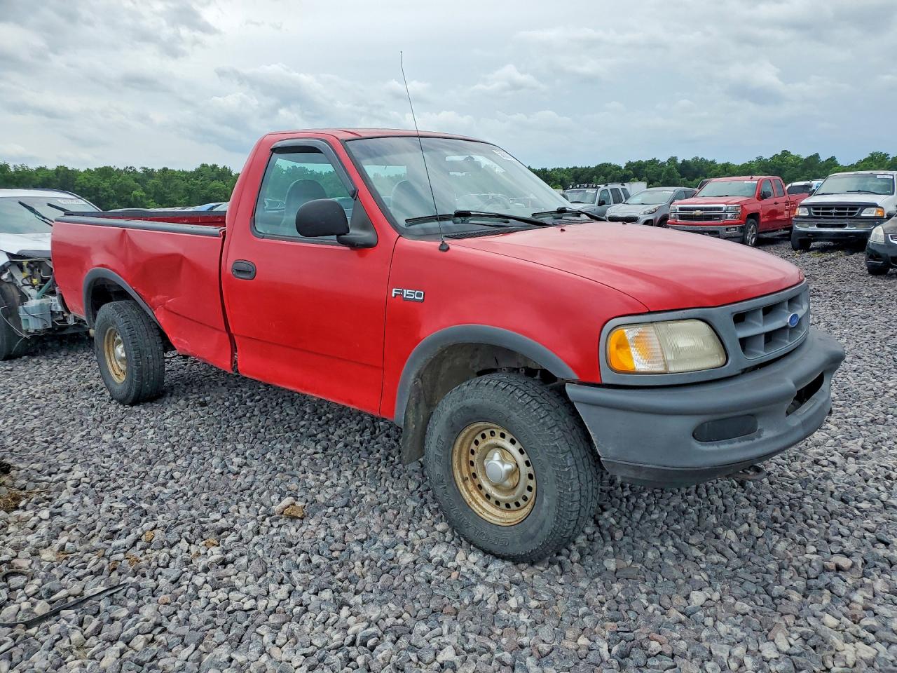 1997 Ford F150 Red vin: 1FTDF1821VND42708