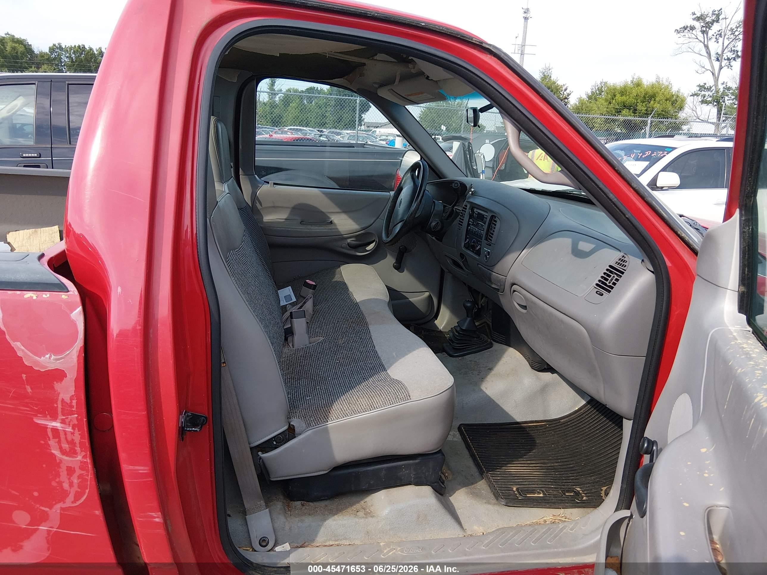 1997 Ford F-150 Standard Standard/xl/xlt Красный vin: 1FTDF1826VNC35704