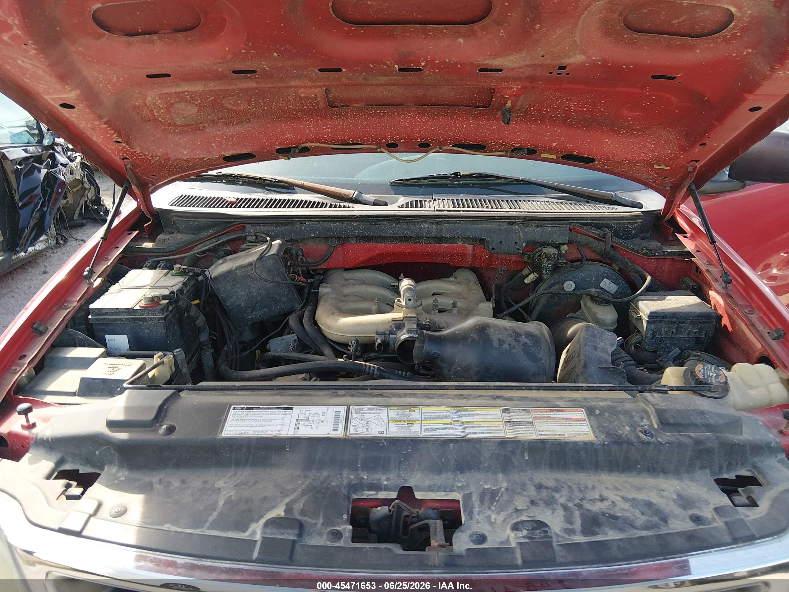 1997 Ford F-150 Standard Standard/xl/xlt Красный vin: 1FTDF1826VNC35704