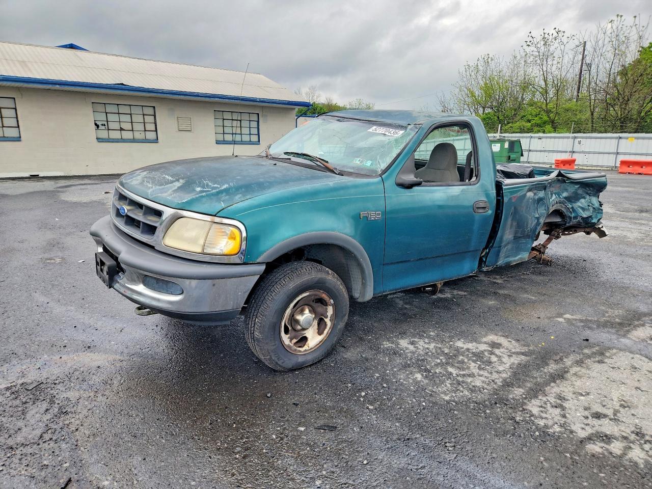 1997 Ford F150 Blue vin: 1FTDF1861VKB18259