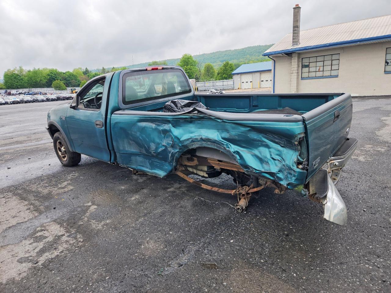 1997 Ford F150 Blue vin: 1FTDF1861VKB18259