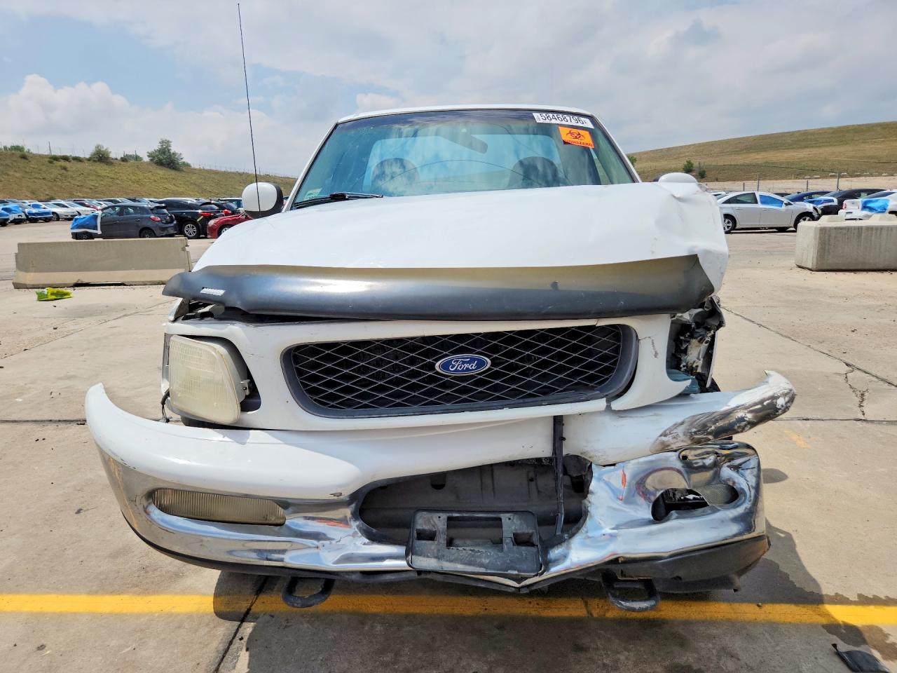 1997 Ford F150 White vin: 1FTDF1864VLA67396