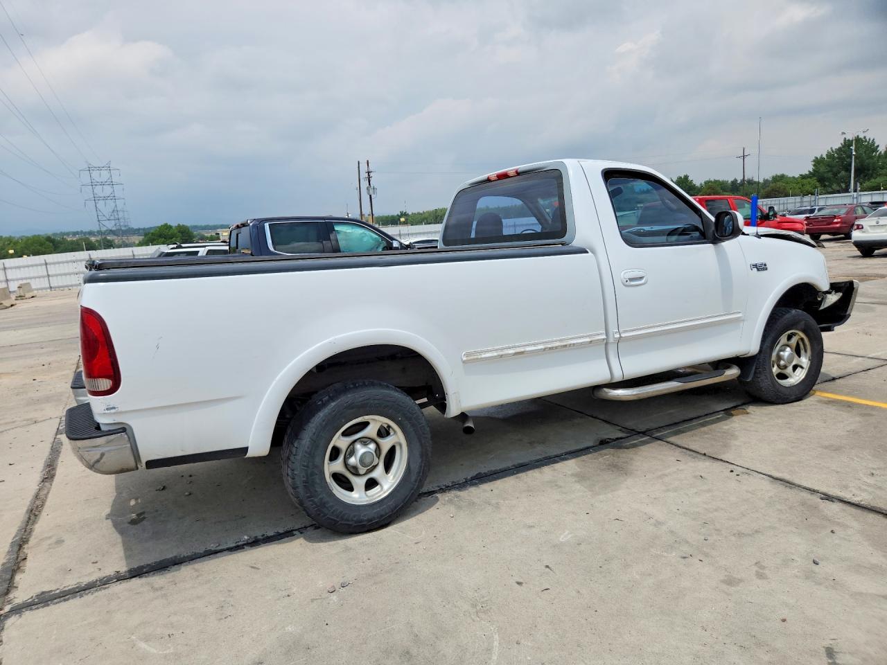 1997 Ford F150 White vin: 1FTDF1864VLA67396