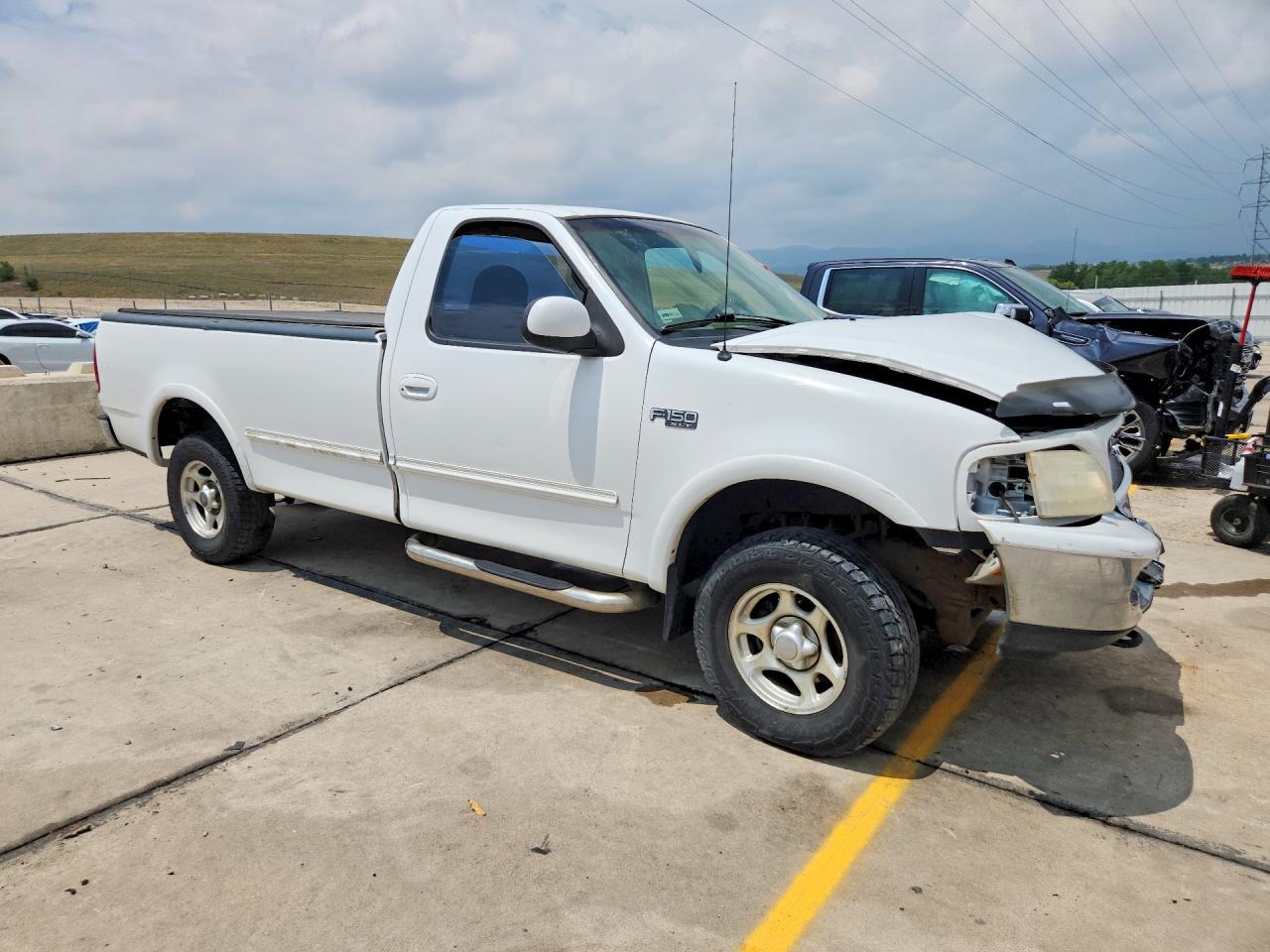1997 Ford F150 White vin: 1FTDF1864VLA67396