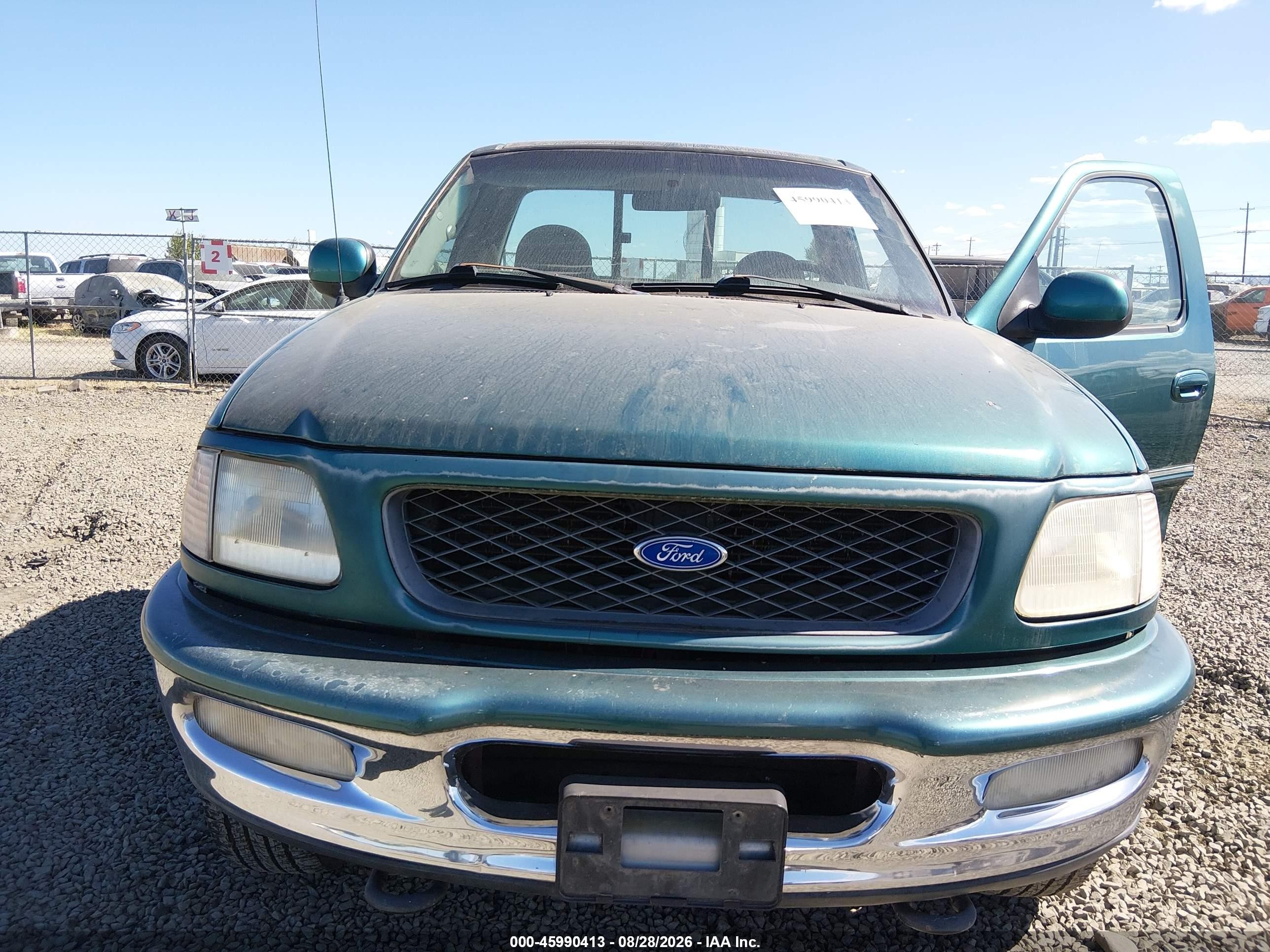 1997 Ford F-150 Lariat/standard/xl/xlt Green vin: 1FTDF1864VLB28925