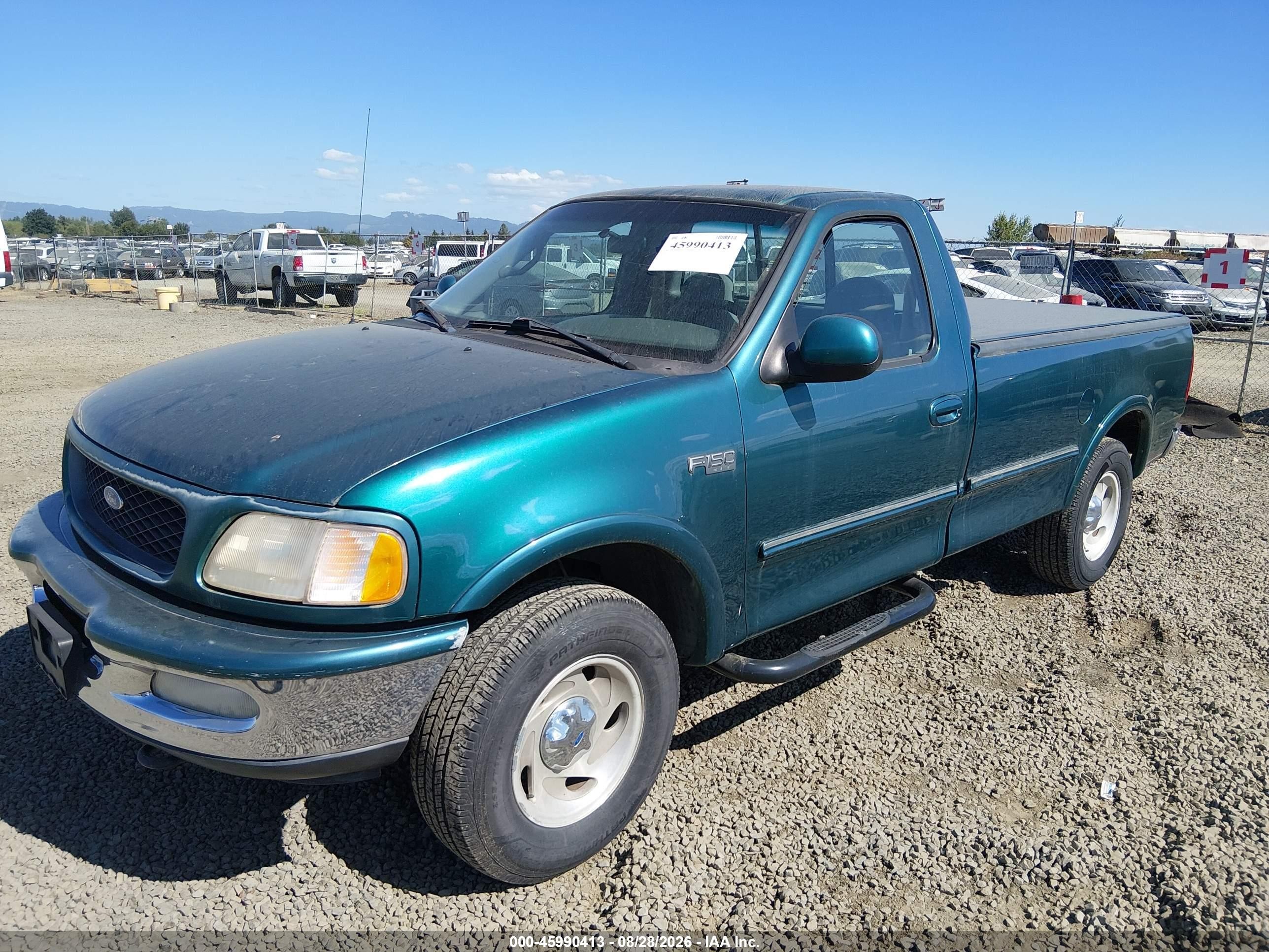 1997 Ford F-150 Lariat/standard/xl/xlt Green vin: 1FTDF1864VLB28925