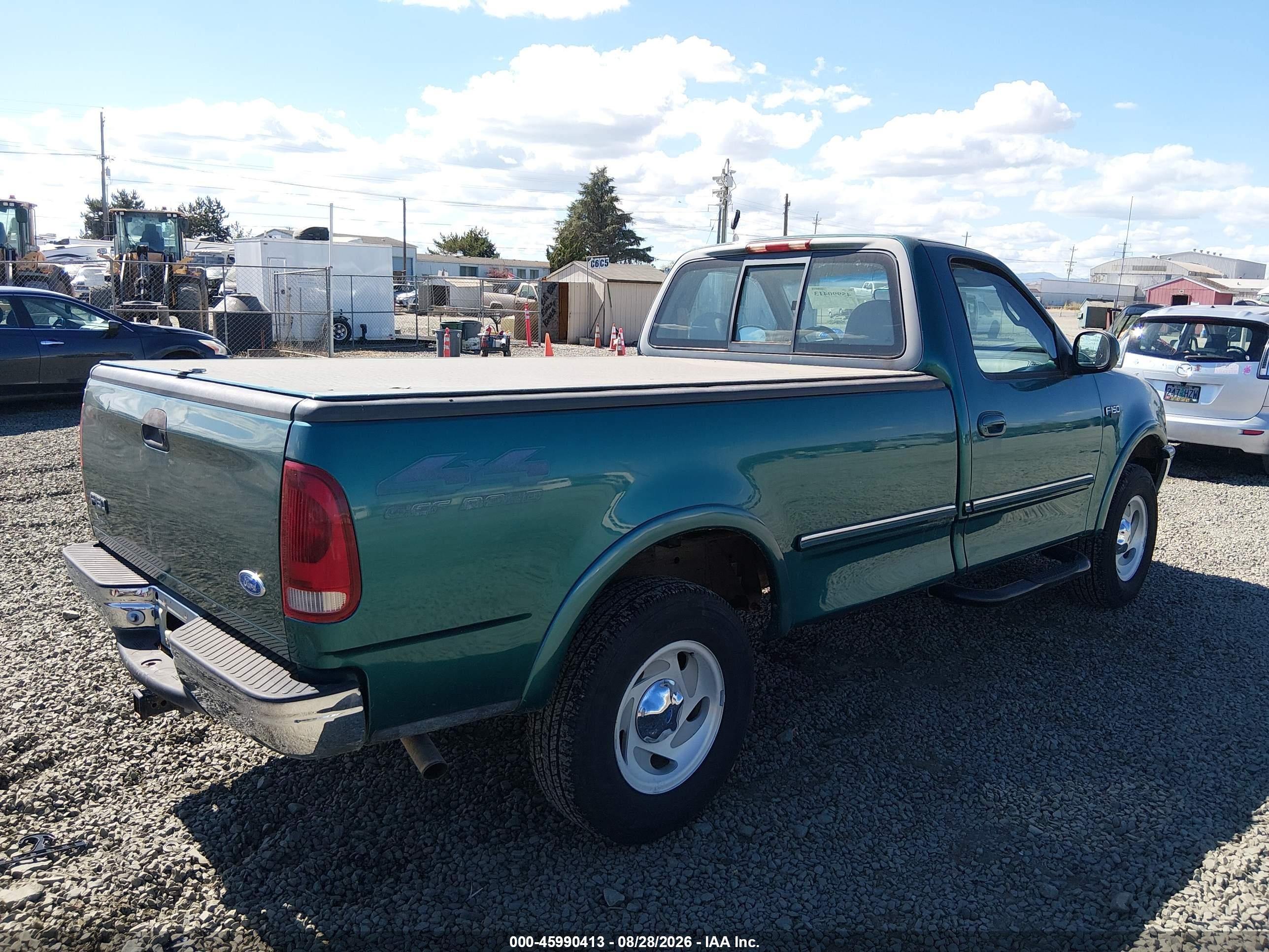 1997 Ford F-150 Lariat/standard/xl/xlt Green vin: 1FTDF1864VLB28925