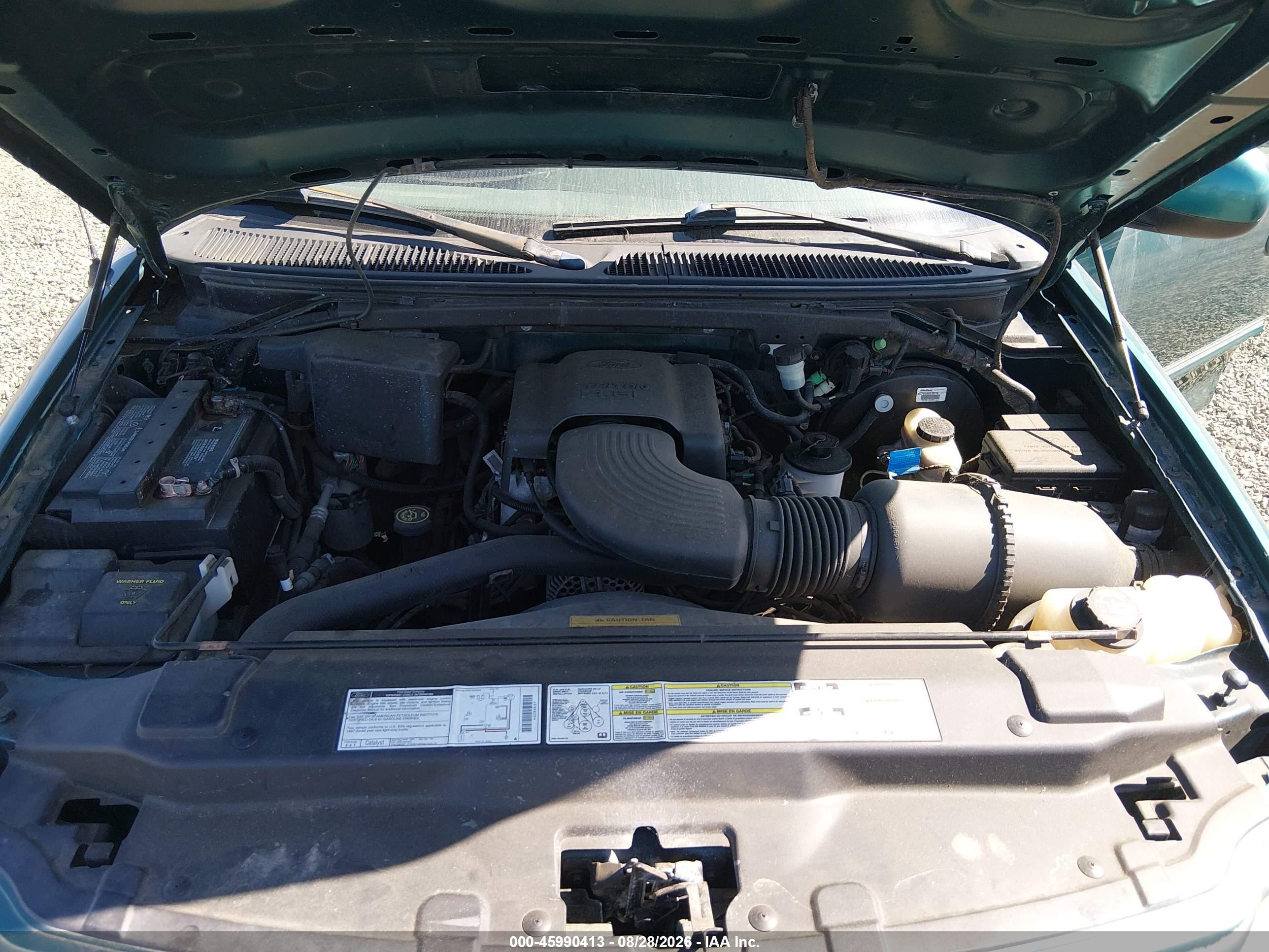 1997 Ford F-150 Lariat/standard/xl/xlt Green vin: 1FTDF1864VLB28925