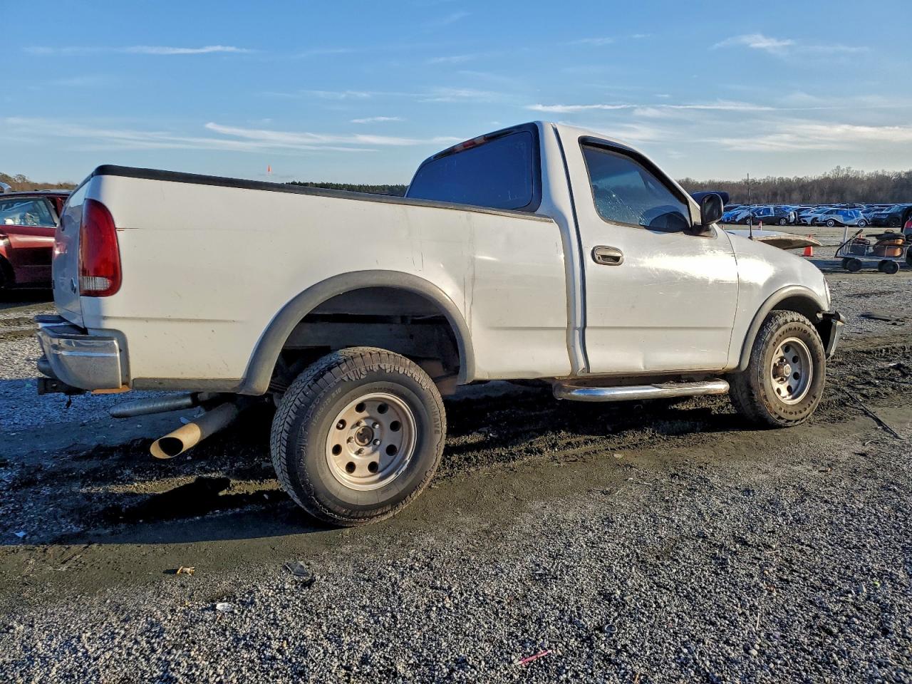 1997 Ford F150 White vin: 1FTDF1867VNC54880