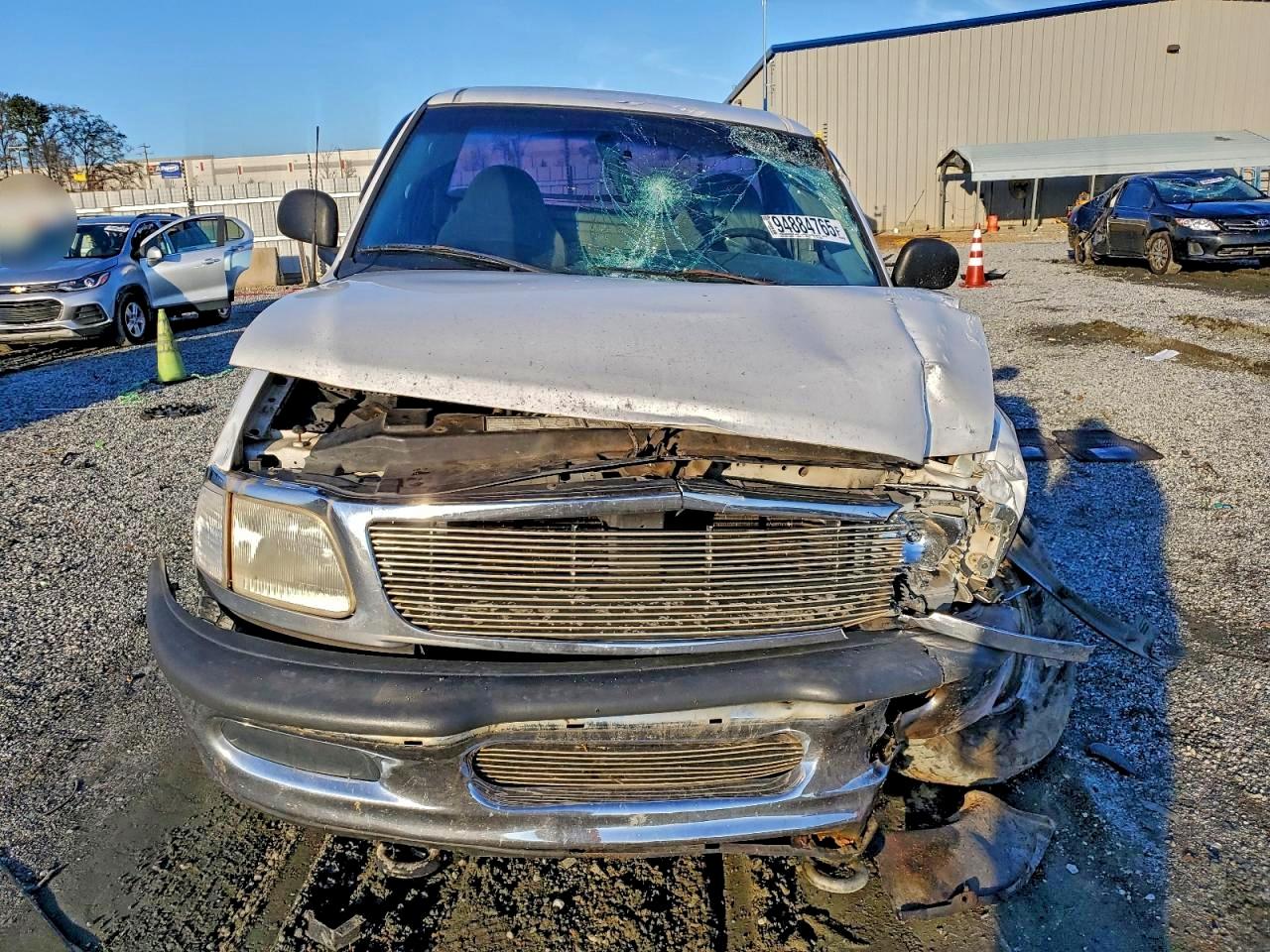 1997 Ford F150 White vin: 1FTDF1867VNC54880