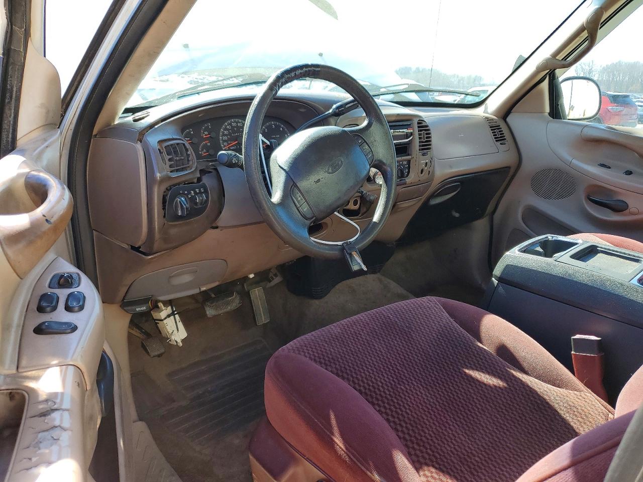 1997 Ford F150 White vin: 1FTDF18W3VNA65711