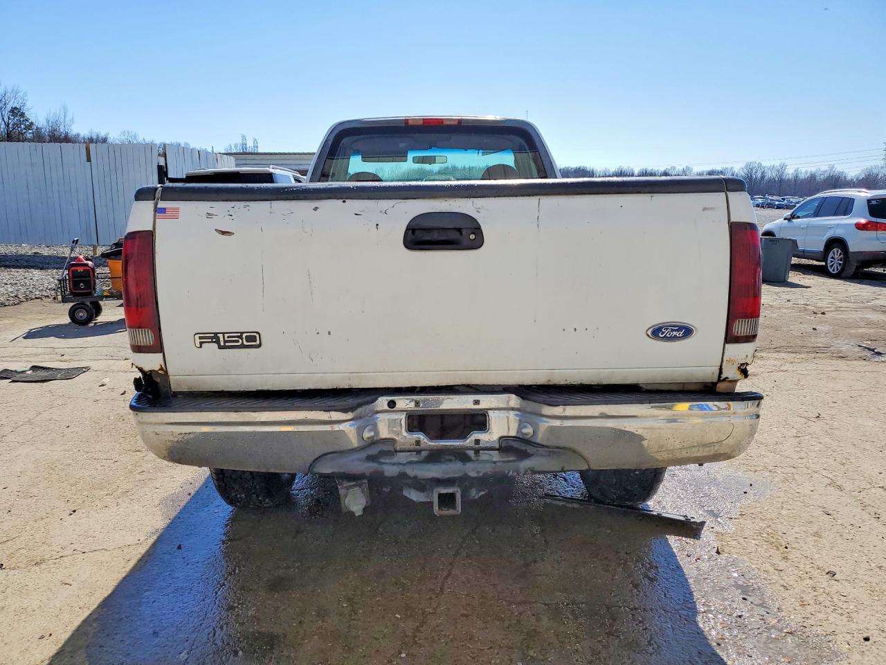1997 Ford F150 White vin: 1FTDF18W3VNA65711