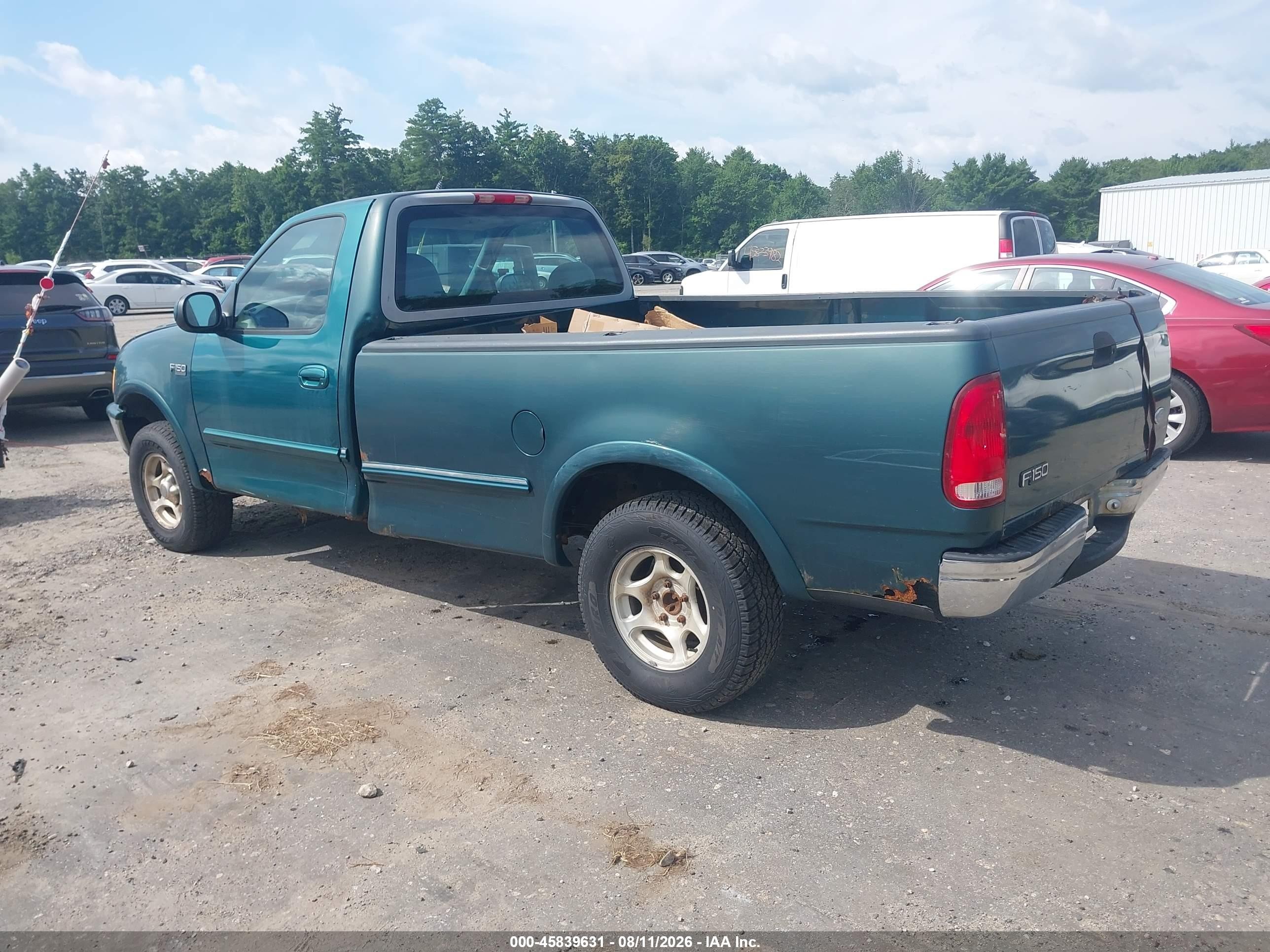 1997 Ford F-150 Standard   Green vin: 1FTDF18W7VND02152
