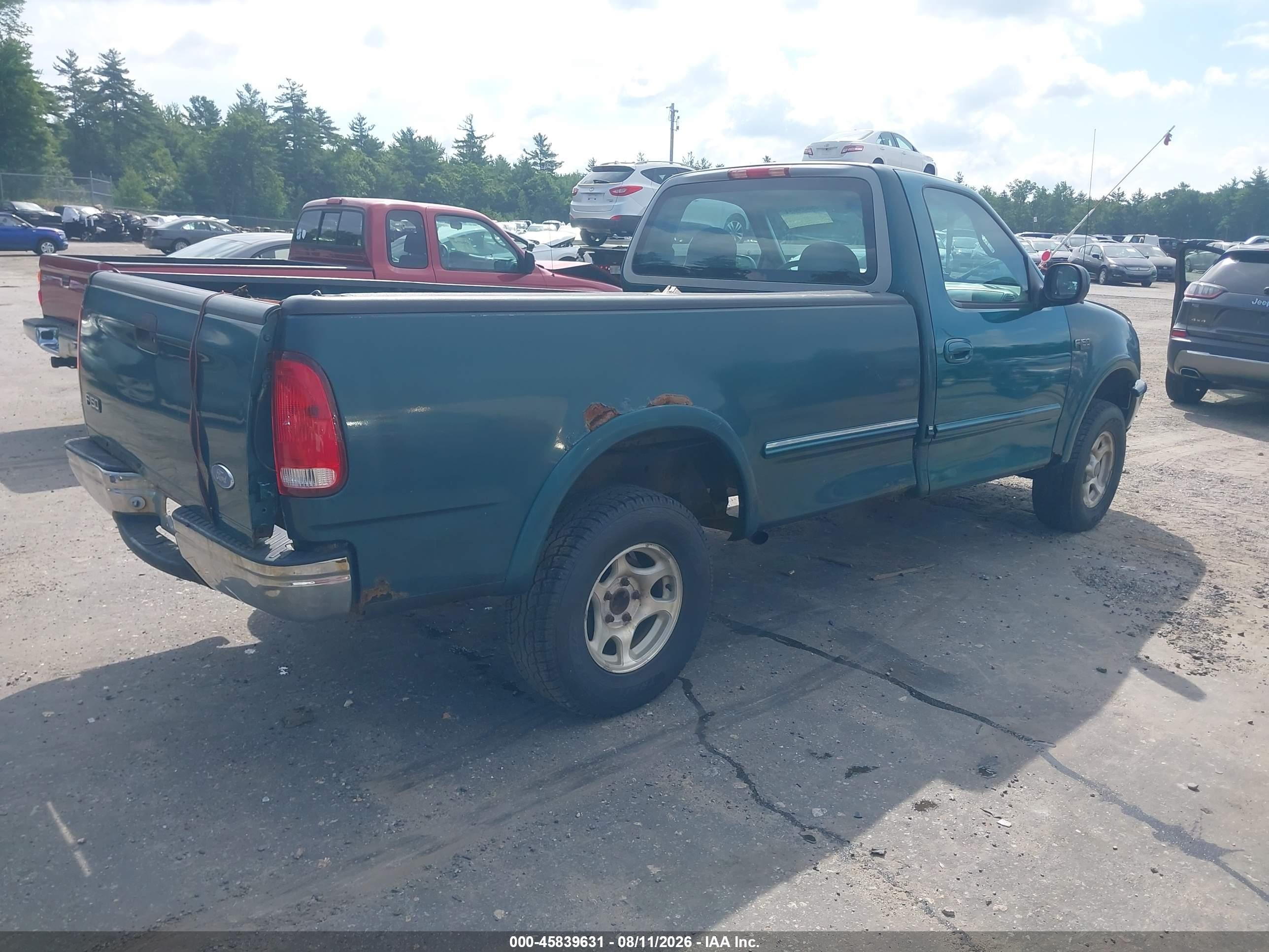 1997 Ford F-150 Standard   Green vin: 1FTDF18W7VND02152