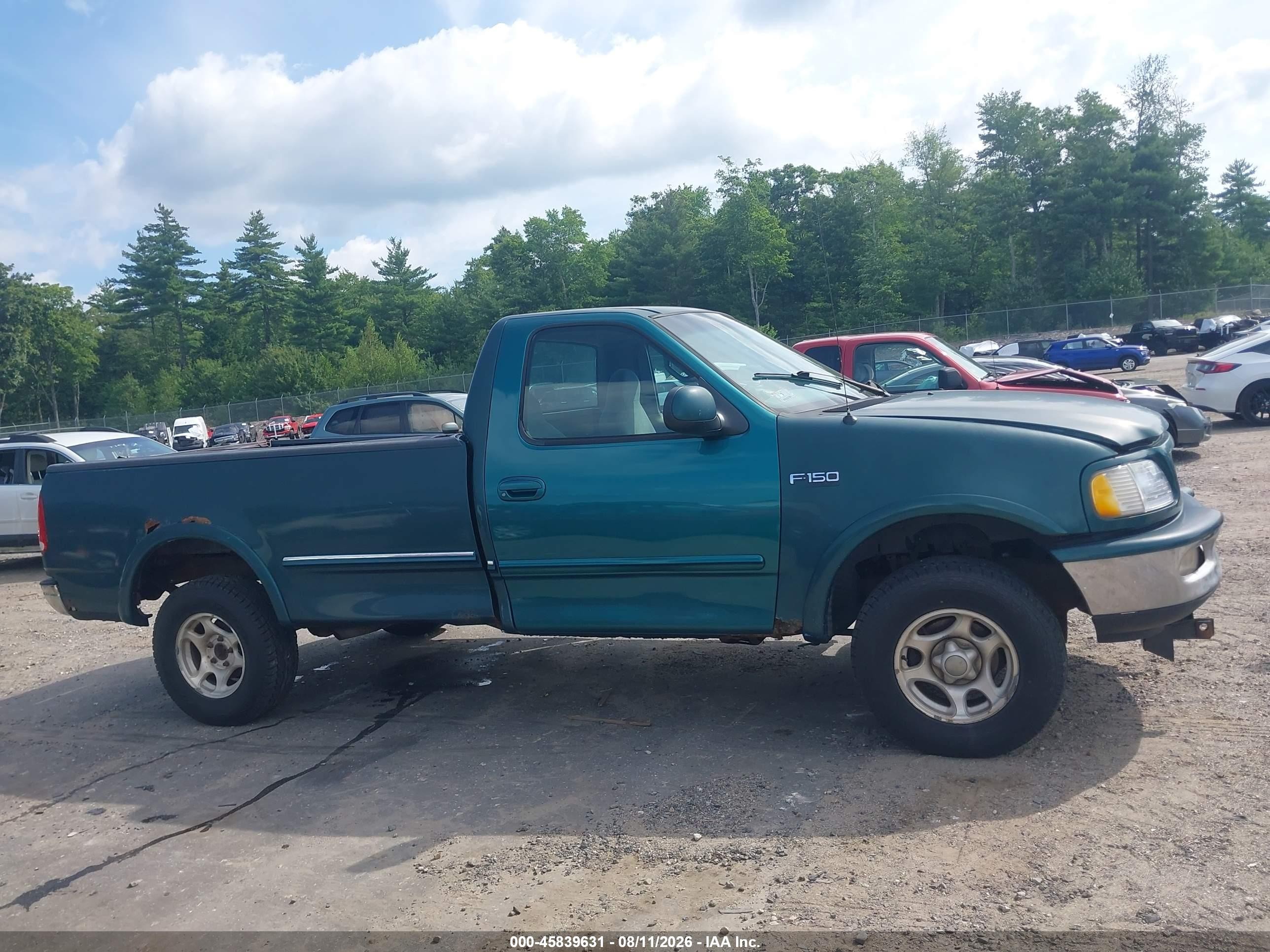 1997 Ford F-150 Standard   Green vin: 1FTDF18W7VND02152
