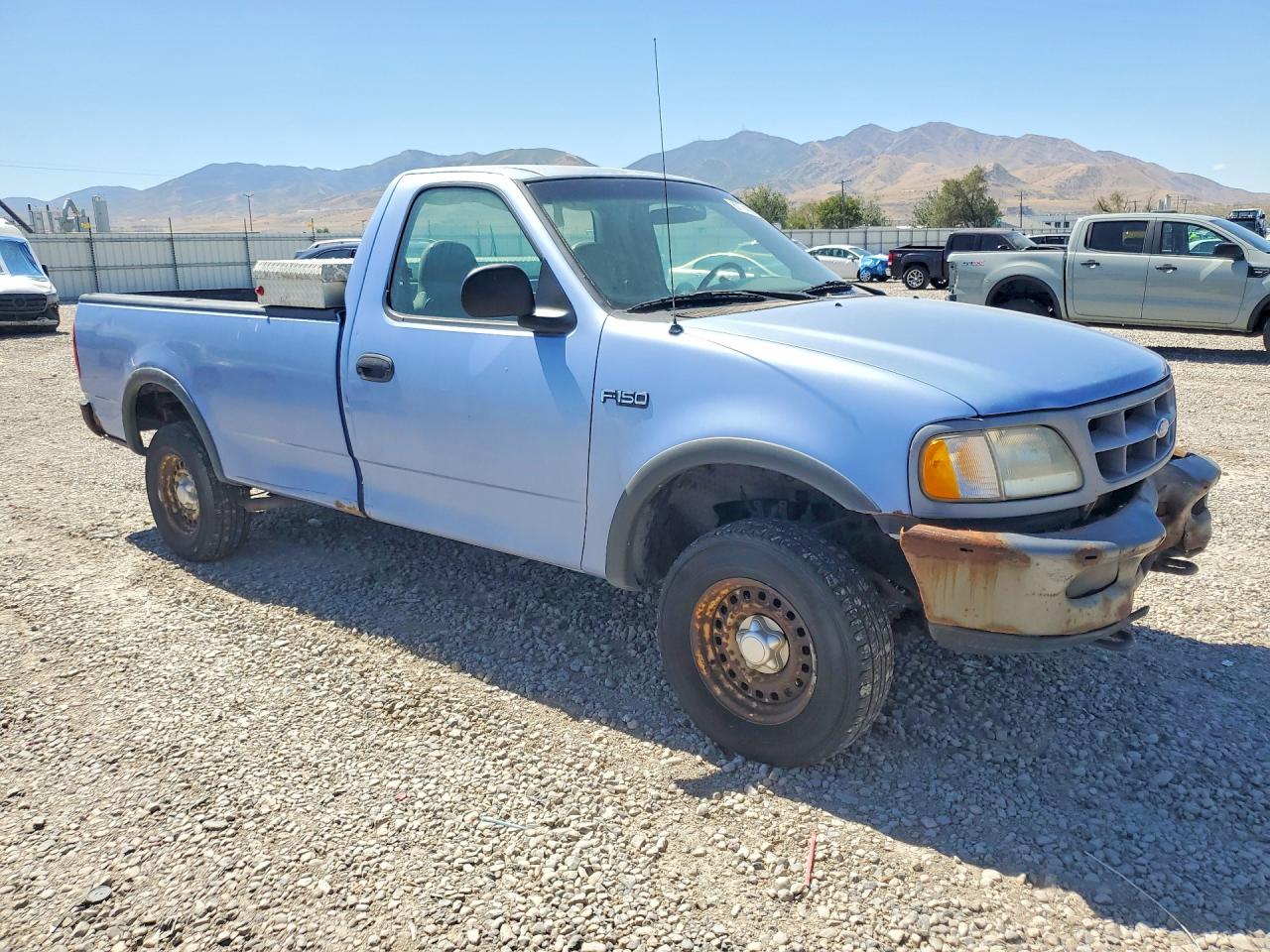 1997 Ford F150 Blue vin: 1FTDF18W8VKC61869