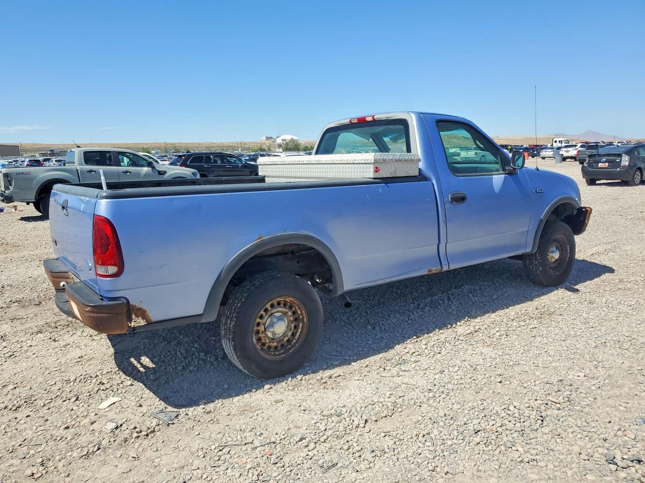 1997 Ford F150 Blue vin: 1FTDF18W8VKC61869
