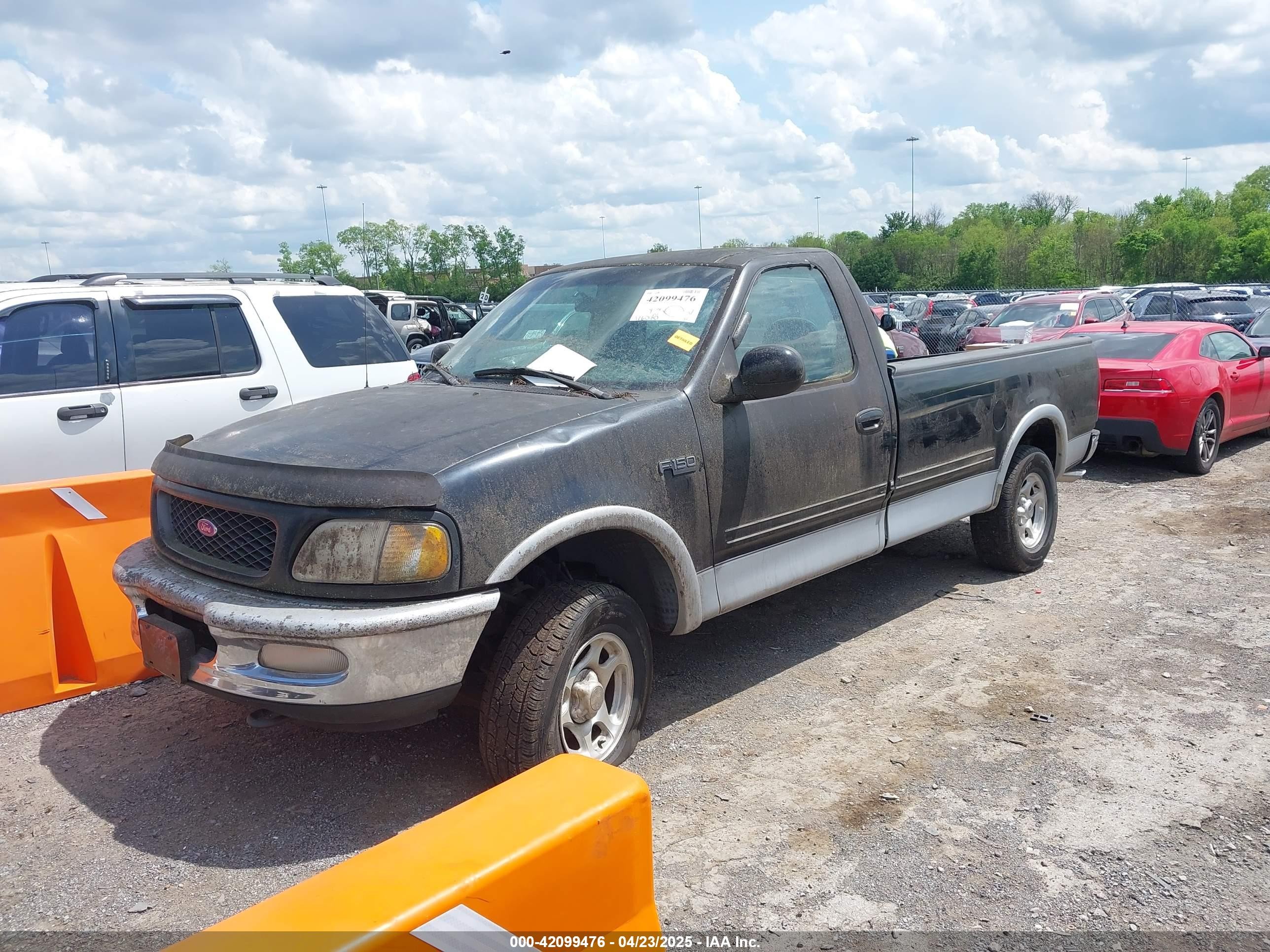 1997 Ford F-150 Lariat/standard/xl/xlt Black vin: 1FTDF18W9VND44371