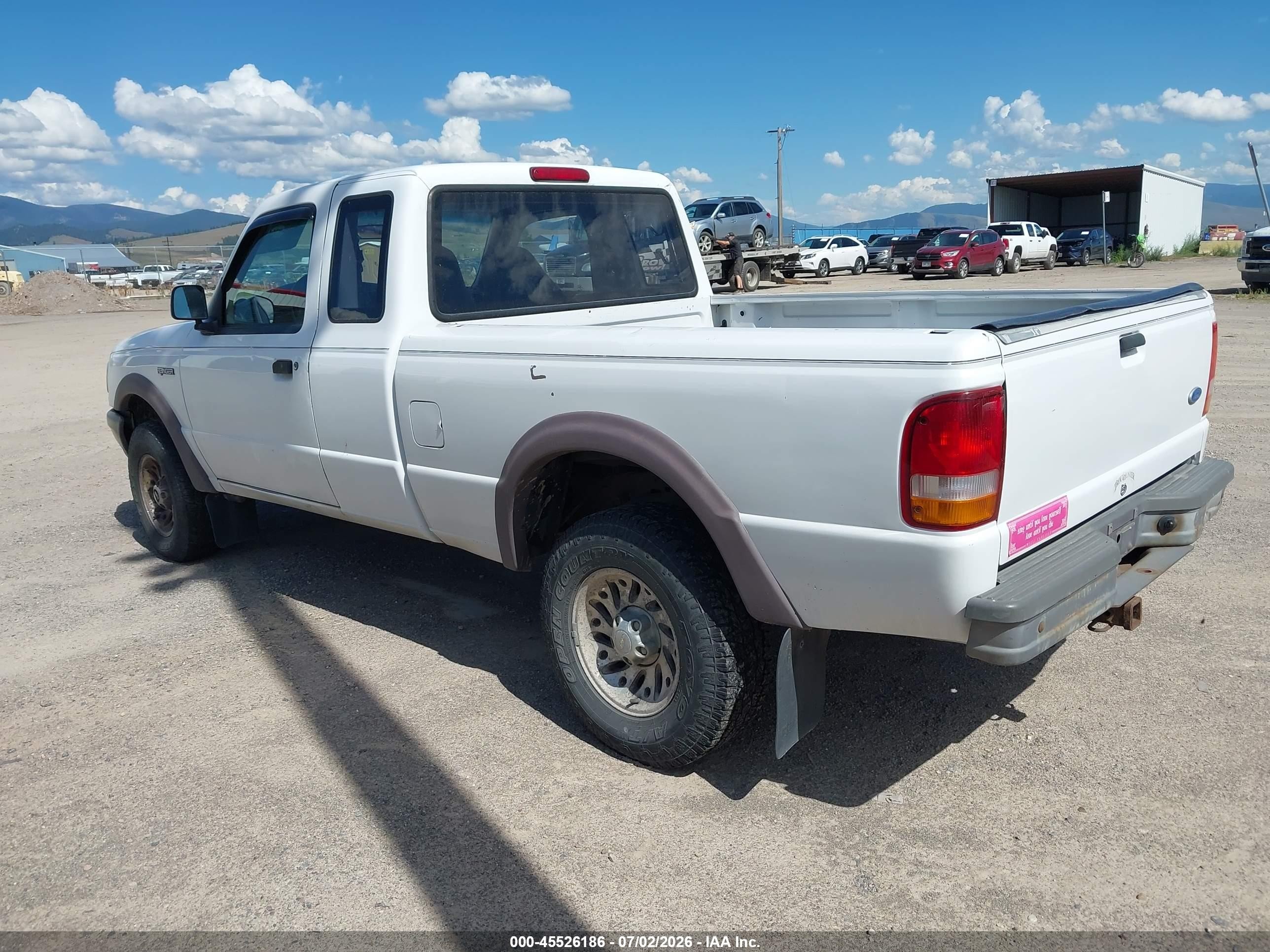 1997 Ford Ranger Splash/stx/xl/xlt Белый vin: 1FTDR15U8VPA94247