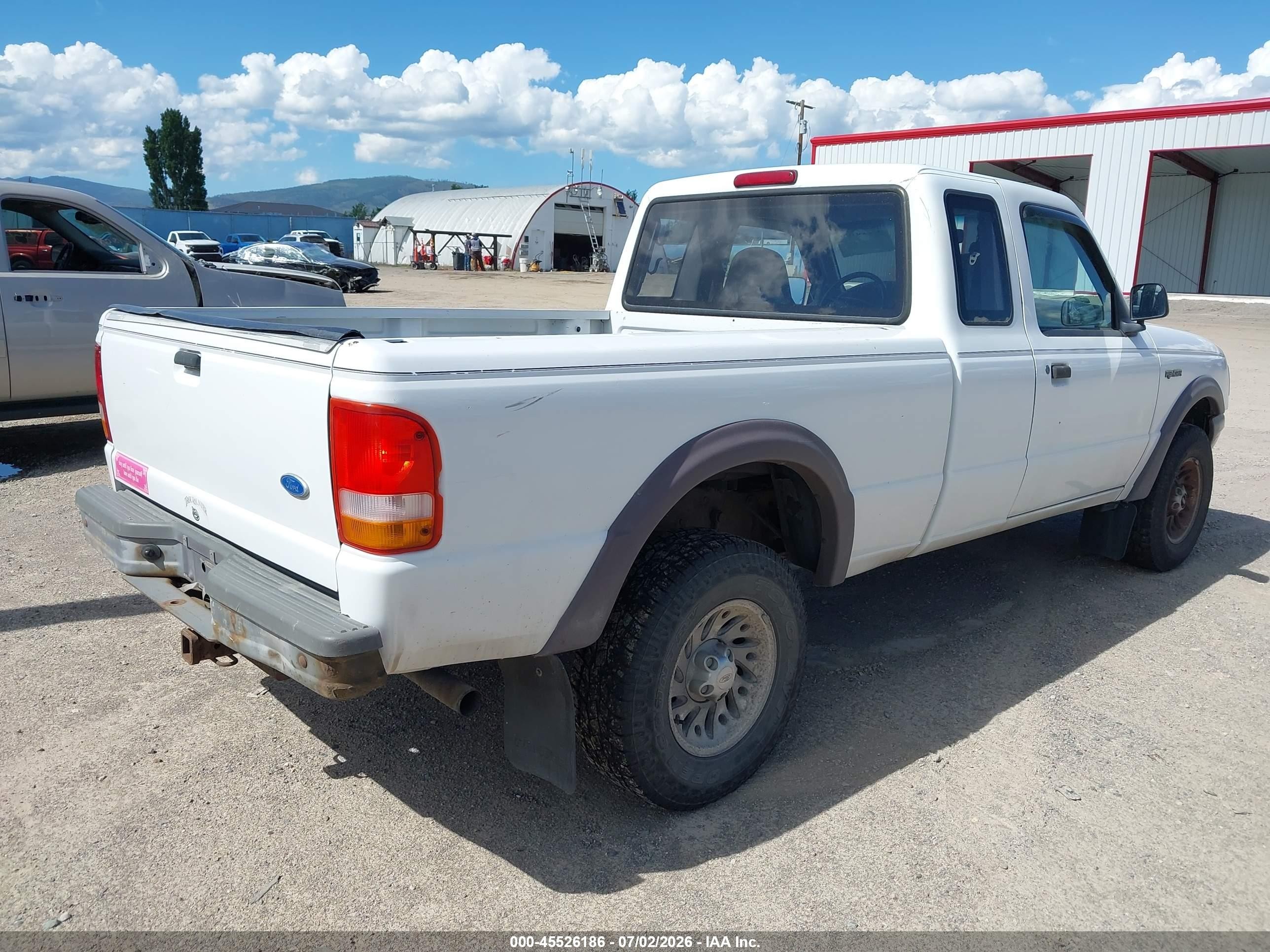 1997 Ford Ranger Splash/stx/xl/xlt Белый vin: 1FTDR15U8VPA94247