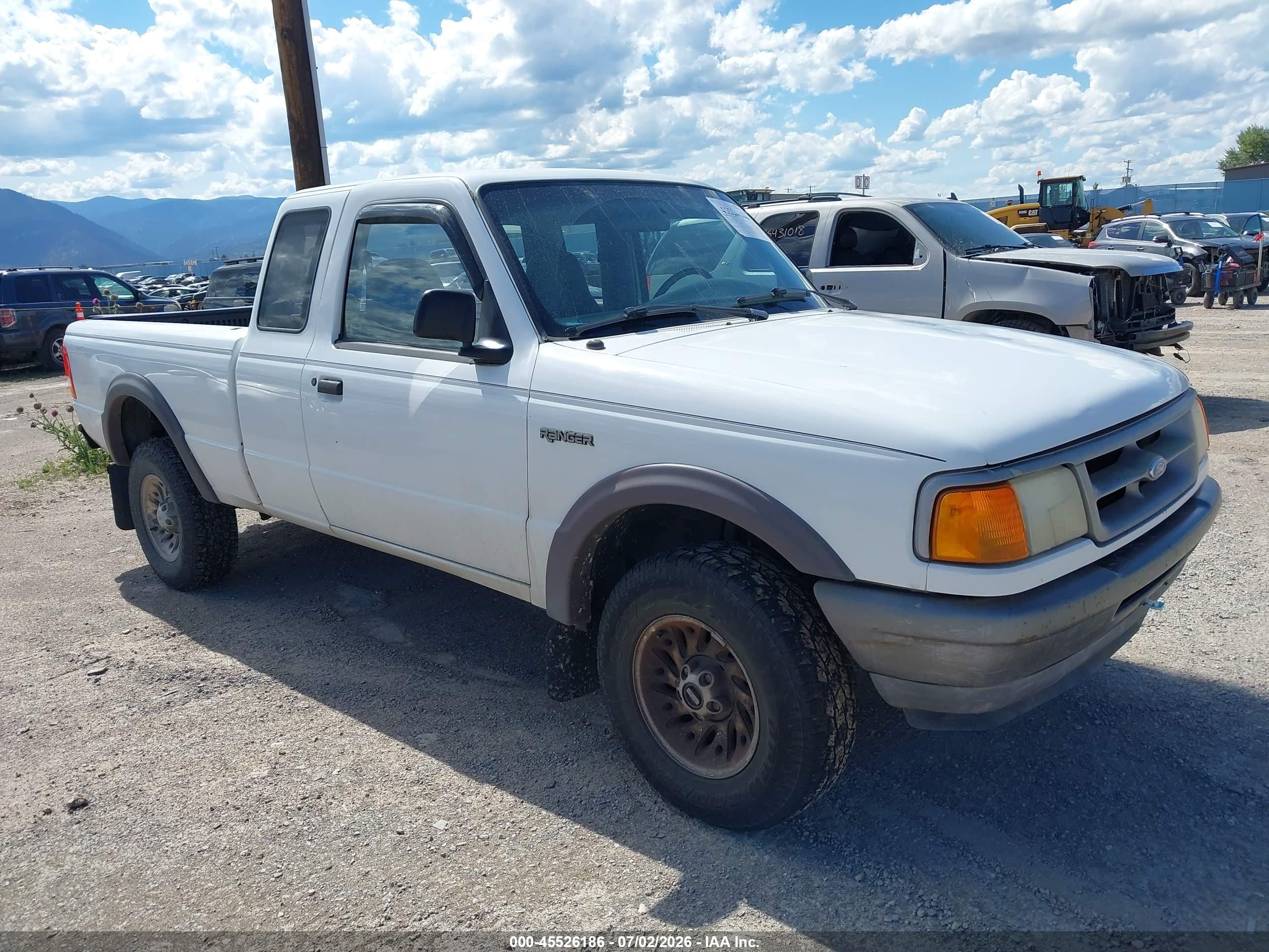 1997 Ford Ranger Splash/stx/xl/xlt White vin: 1FTDR15U8VPA94247