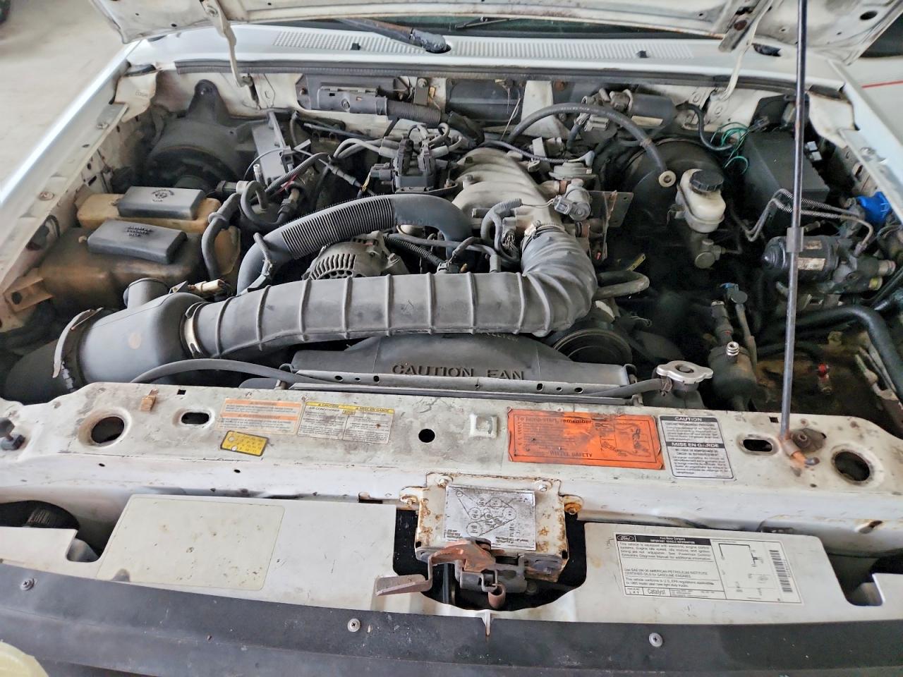 1995 Ford Ranger Super Cab White vin: 1FTDR15UXSTA34375