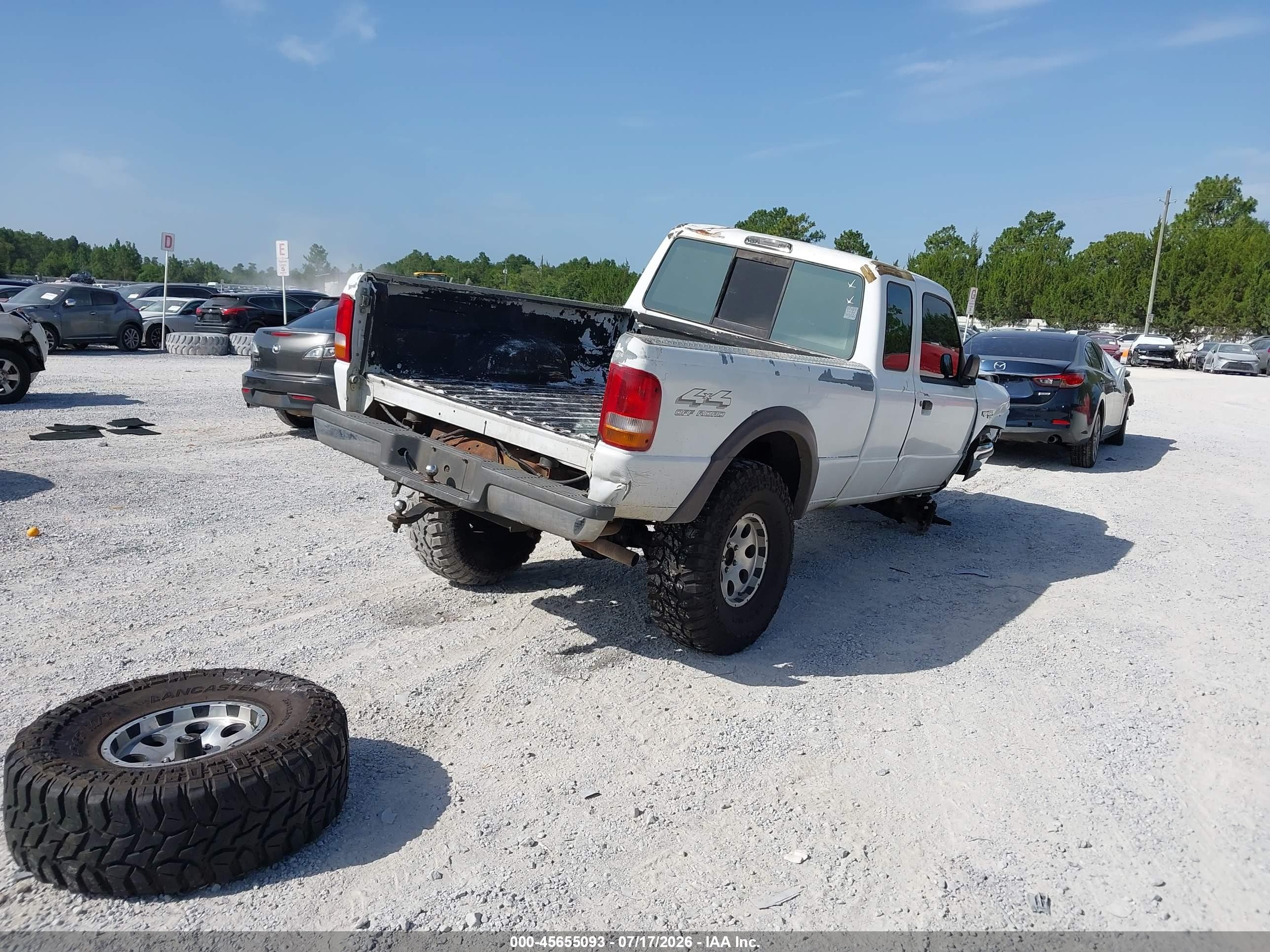 1997 Ford Ranger Splash/stx/xlt Белый vin: 1FTDR15X0VTA29247