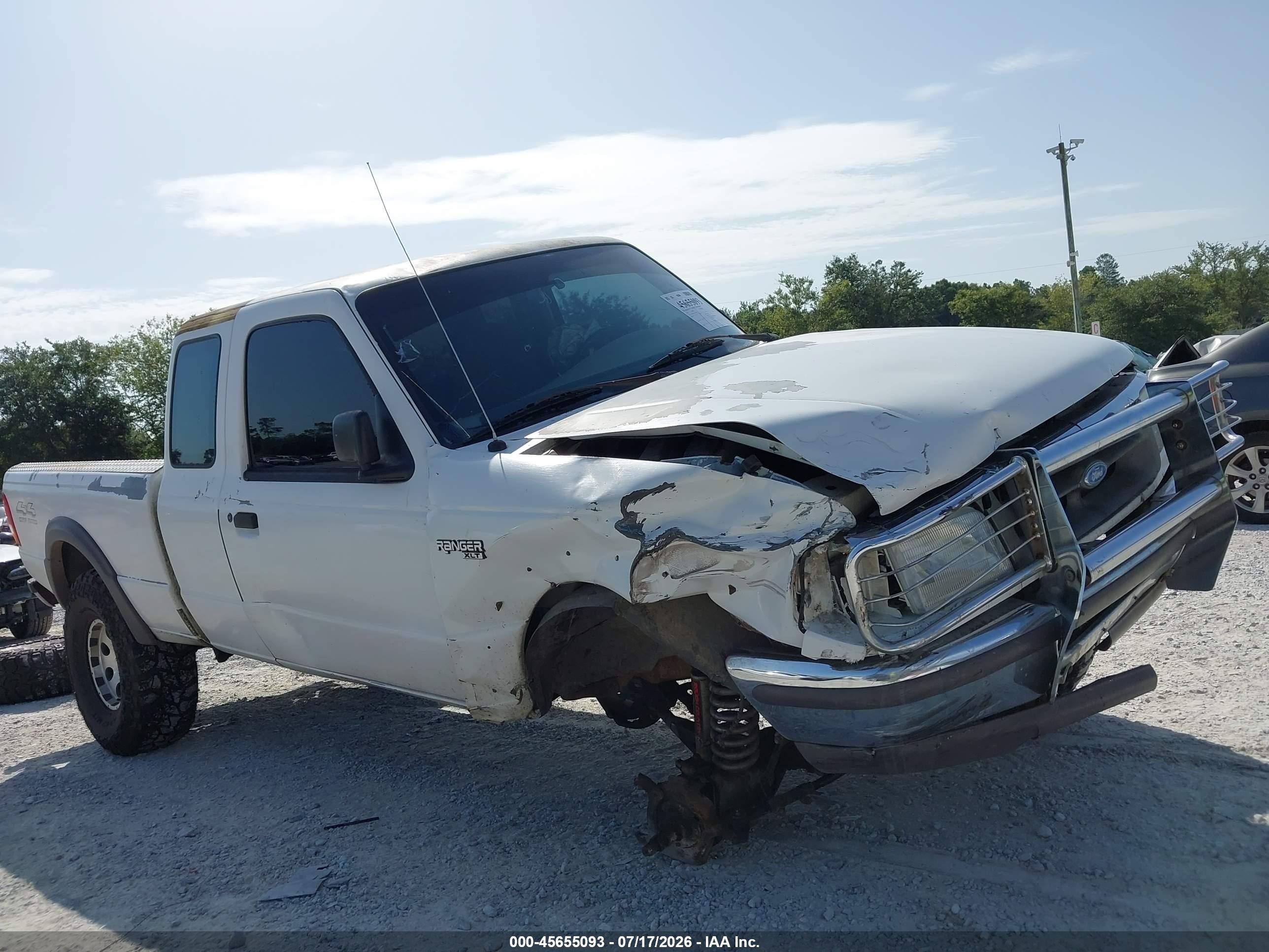 1997 Ford Ranger Splash/stx/xlt Белый vin: 1FTDR15X0VTA29247