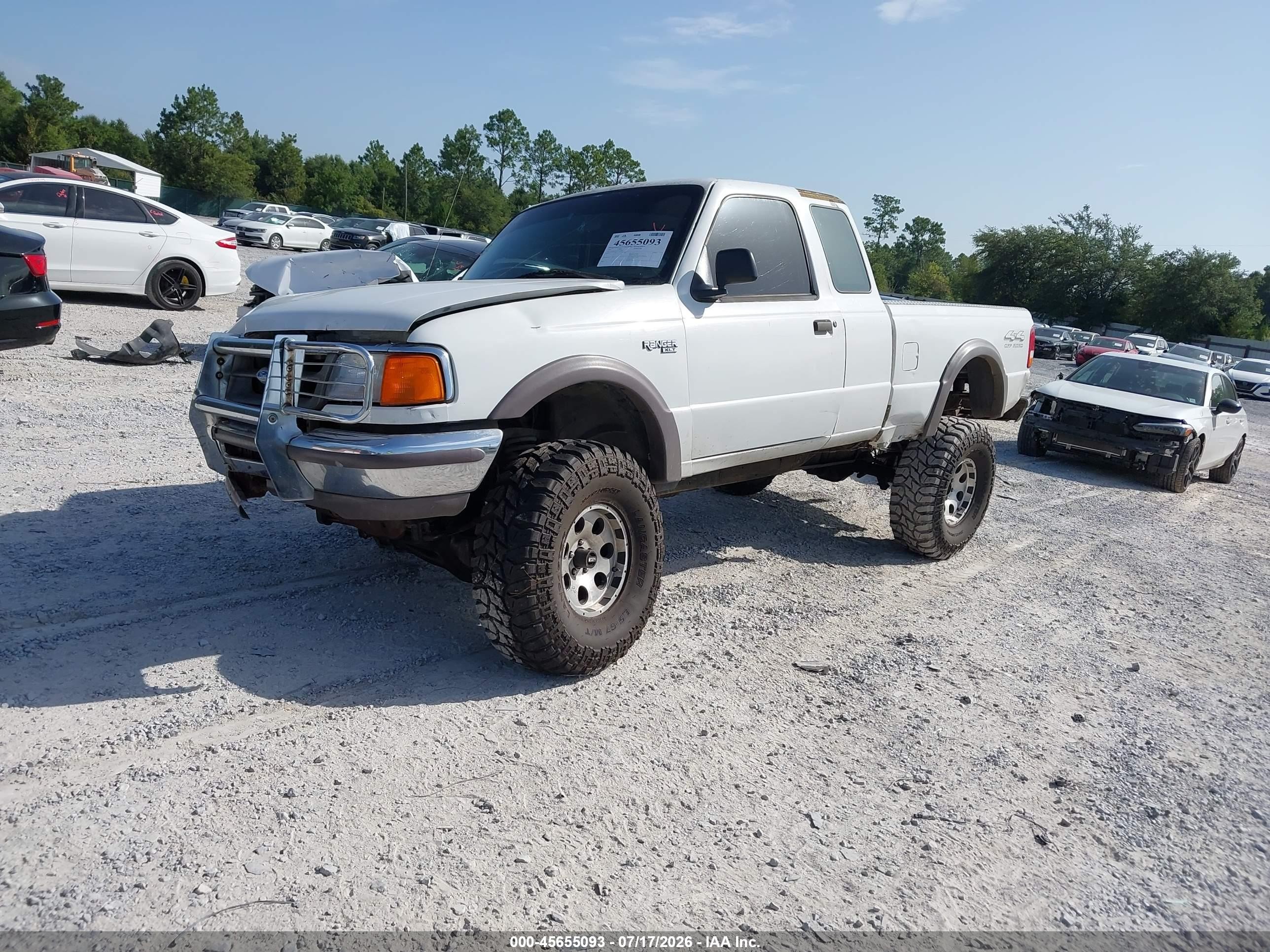 1997 Ford Ranger Splash/stx/xlt Белый vin: 1FTDR15X0VTA29247