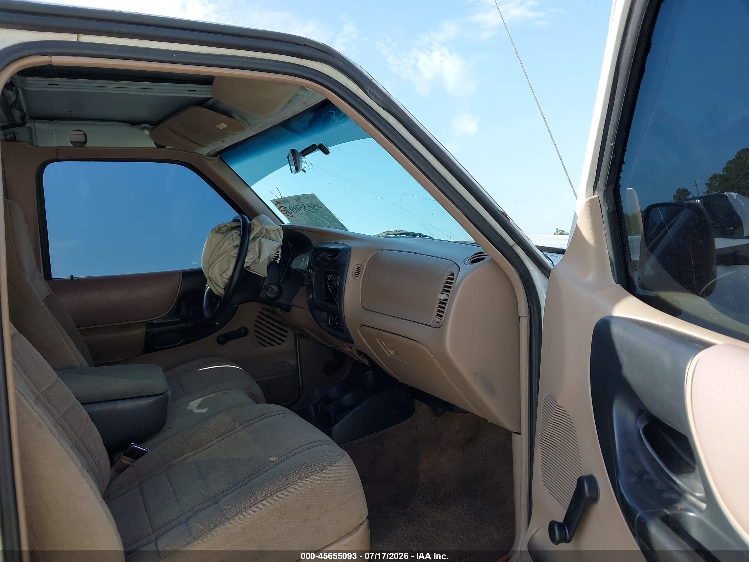 1997 Ford Ranger Splash/stx/xlt Белый vin: 1FTDR15X0VTA29247