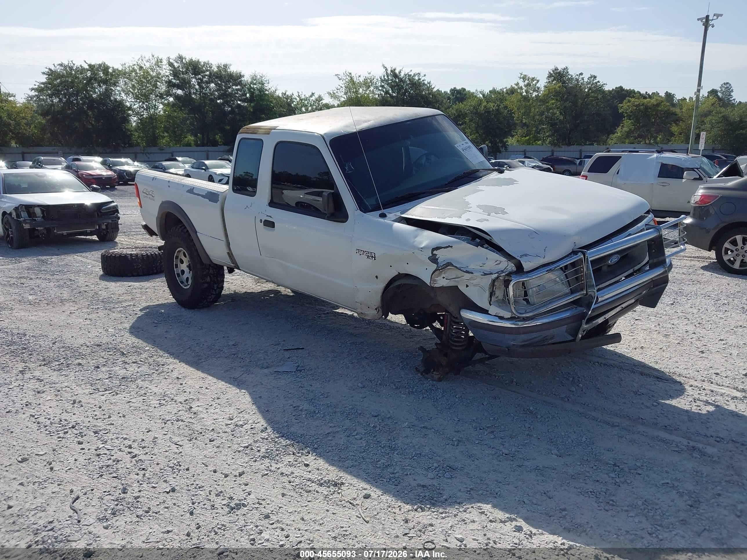 1997 Ford Ranger Splash/stx/xlt Белый vin: 1FTDR15X0VTA29247