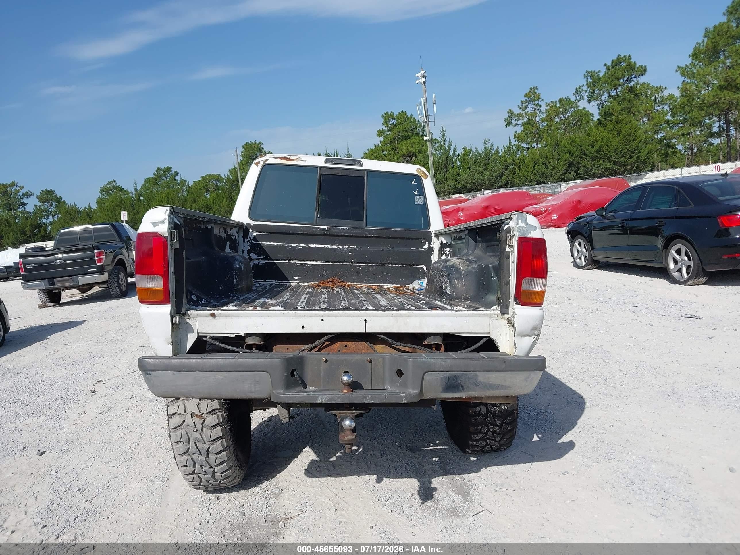 1997 Ford Ranger Splash/stx/xlt Белый vin: 1FTDR15X0VTA29247