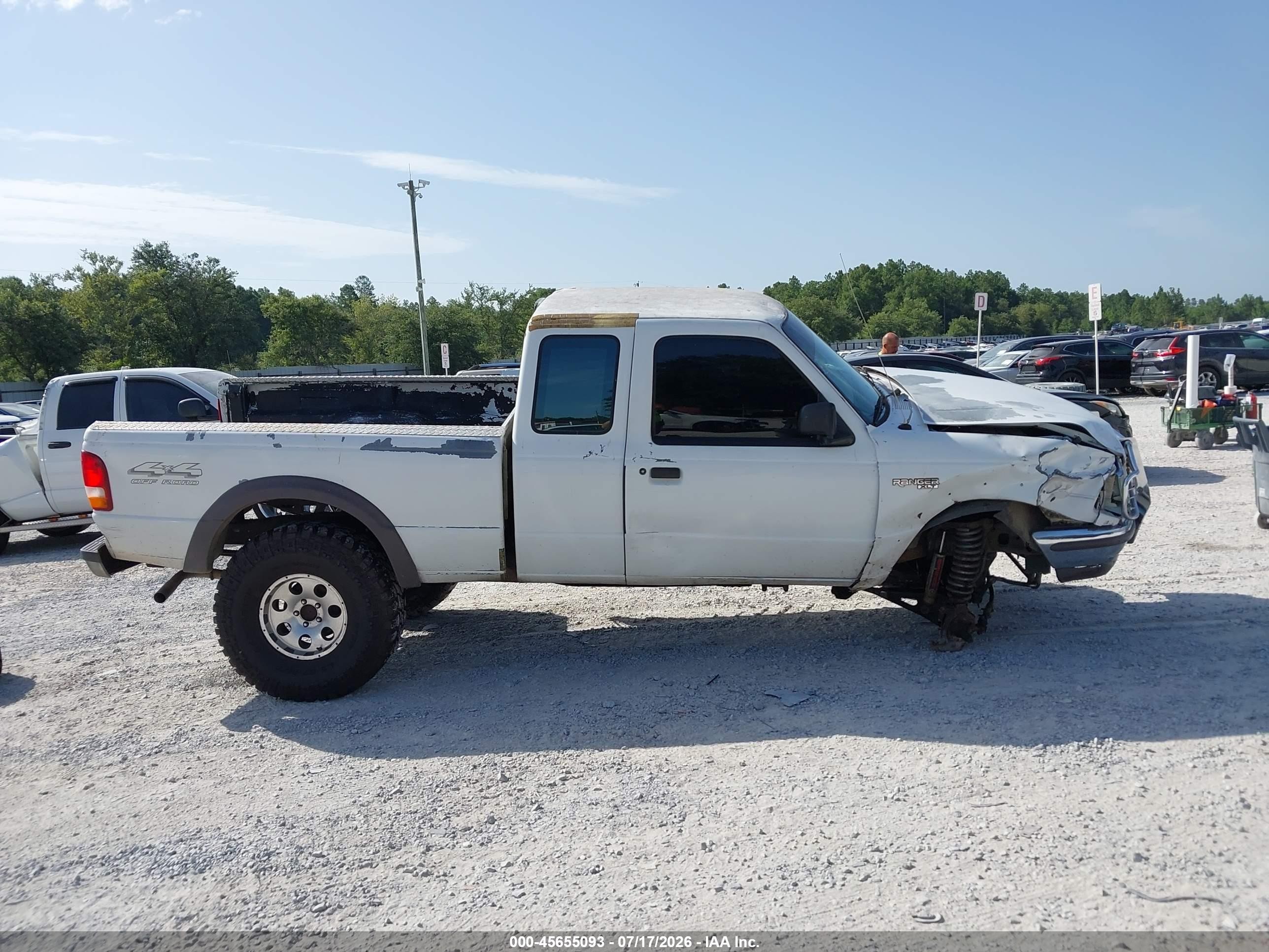 1997 Ford Ranger Splash/stx/xlt Белый vin: 1FTDR15X0VTA29247