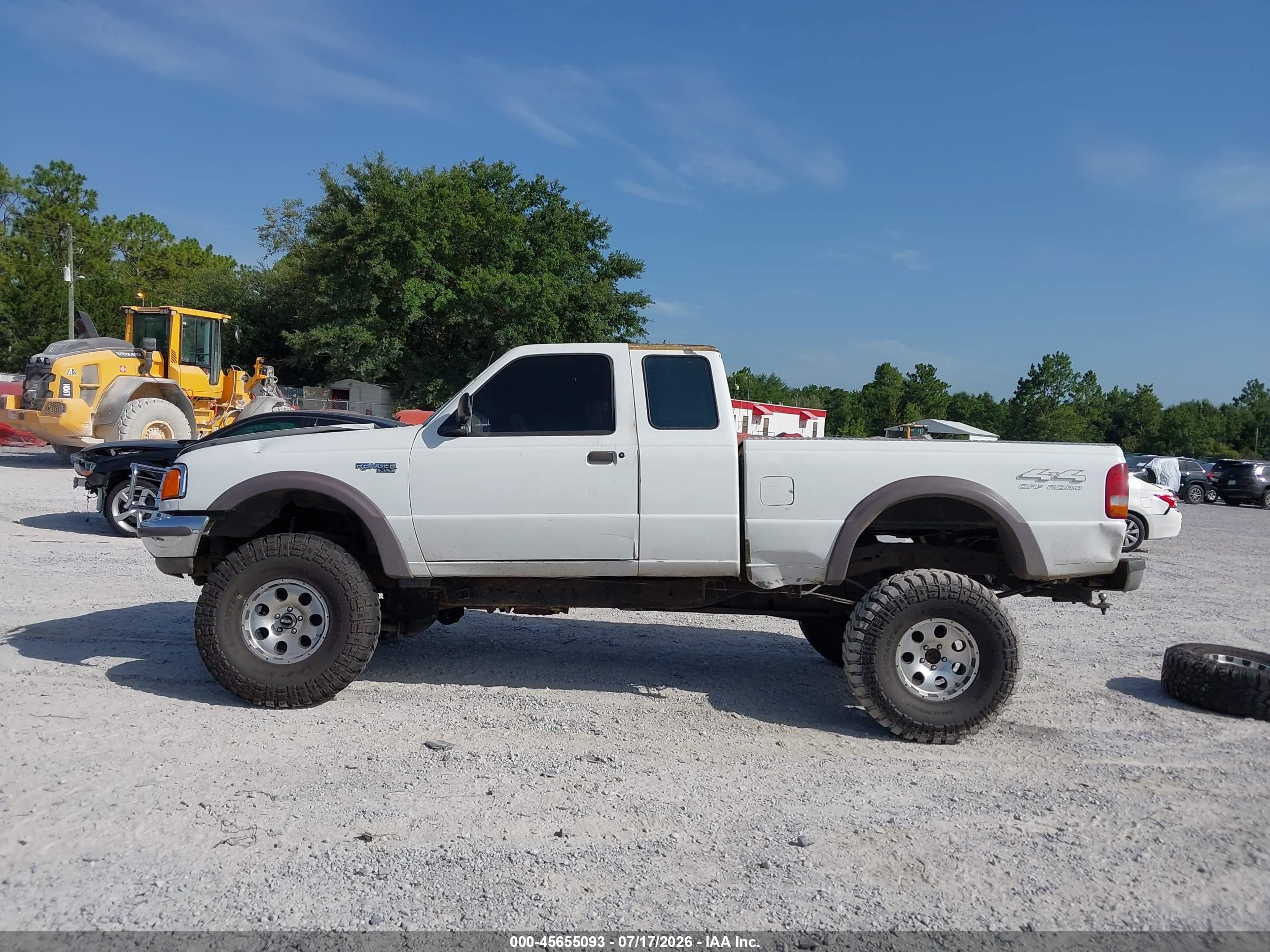 1997 Ford Ranger Splash/stx/xlt Белый vin: 1FTDR15X0VTA29247