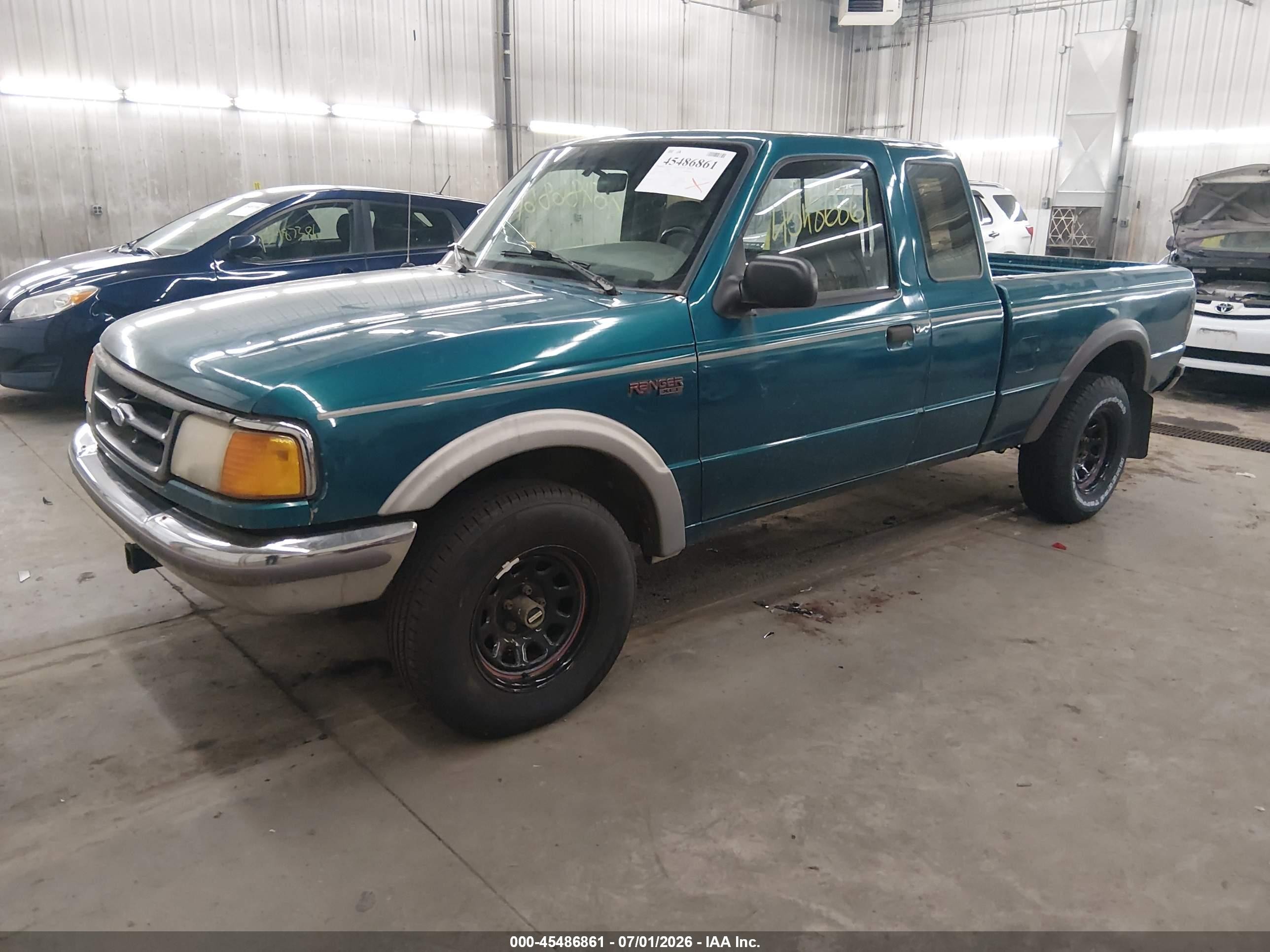 1997 Ford Ranger Splash/stx/xlt Green vin: 1FTDR15X6VPA38902