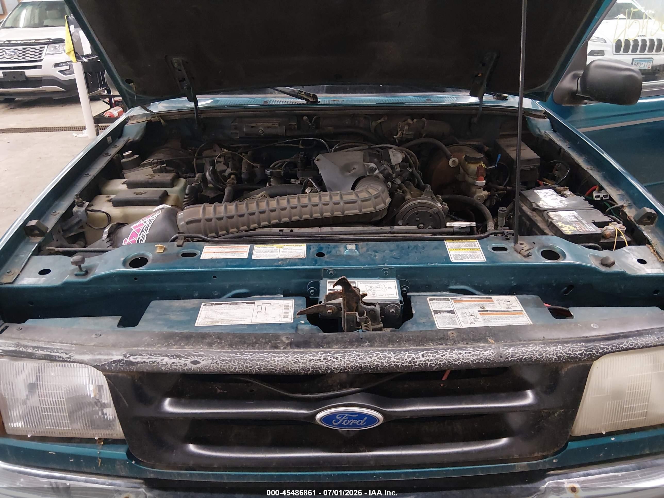 1997 Ford Ranger Splash/stx/xlt Green vin: 1FTDR15X6VPA38902