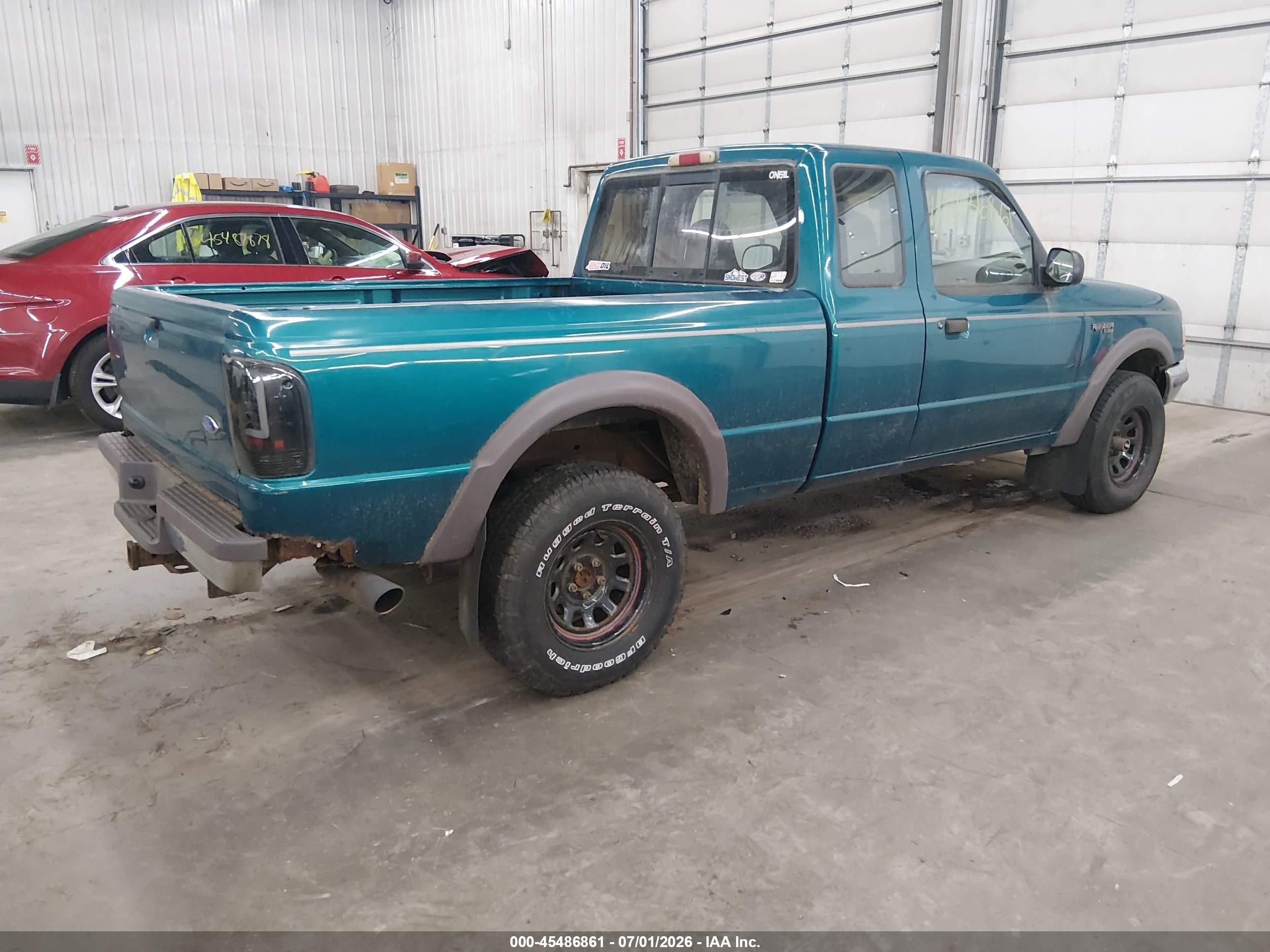 1997 Ford Ranger Splash/stx/xlt Green vin: 1FTDR15X6VPA38902