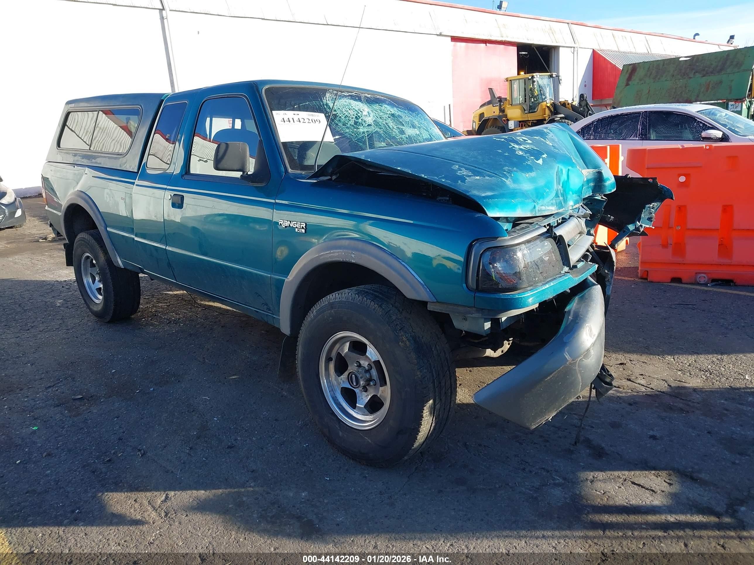 1993 Ford Ranger Super Cab Green vin: 1FTDR15X8PPB73253