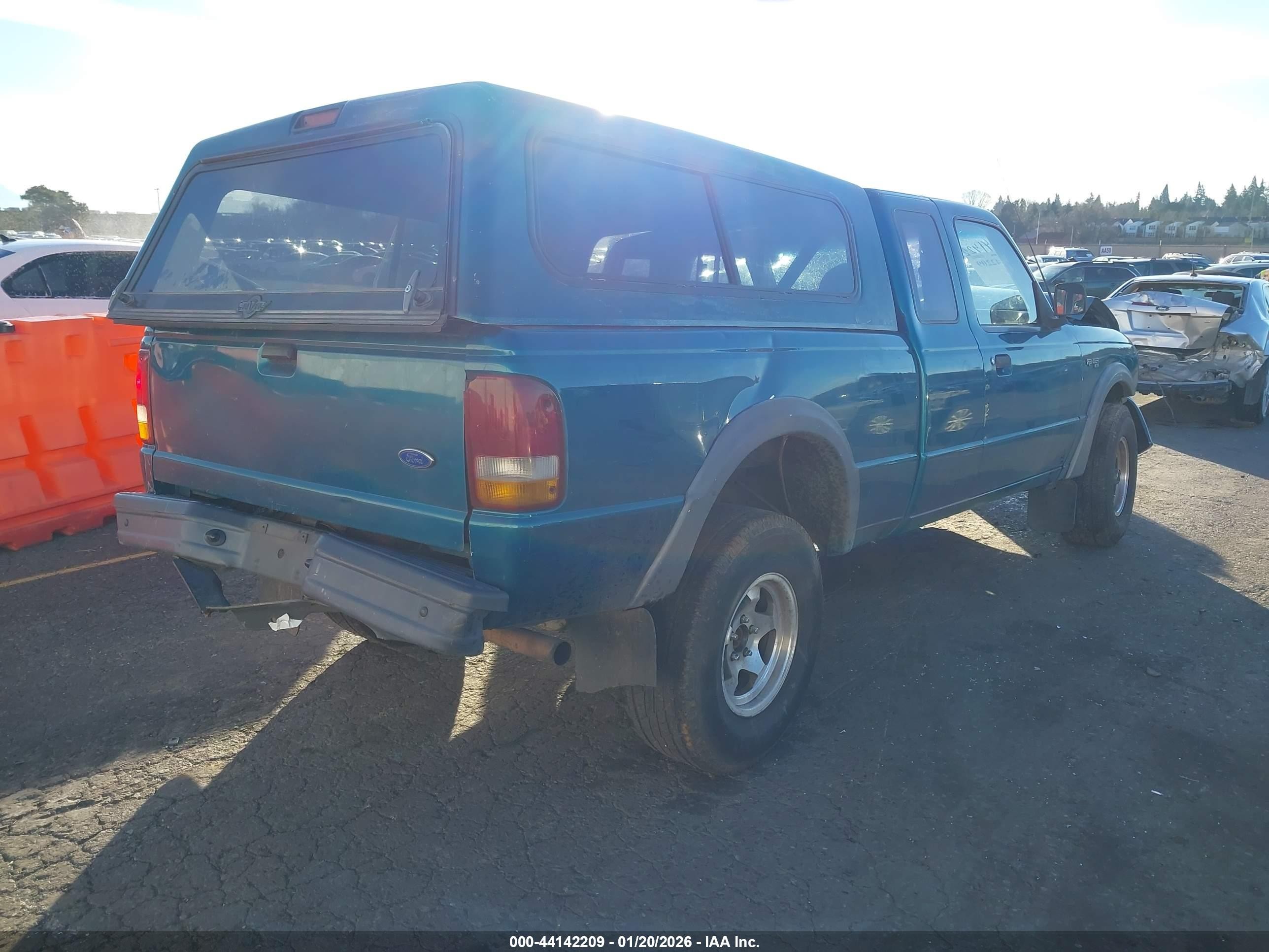 1993 Ford Ranger Super Cab Green vin: 1FTDR15X8PPB73253