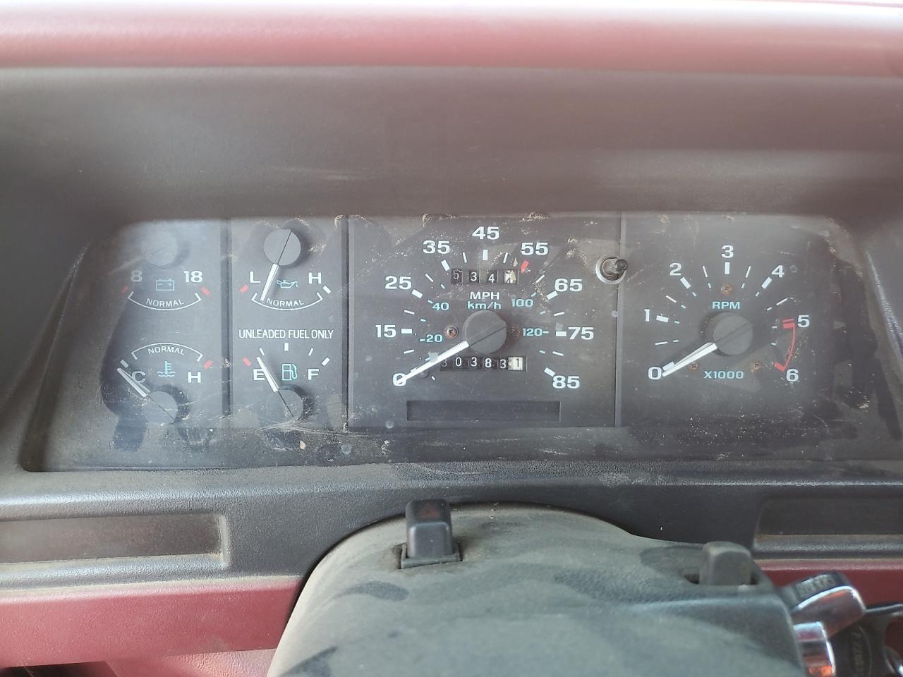 1993 Ford Ranger Super Cab Red vin: 1FTDR15X8PTA44937