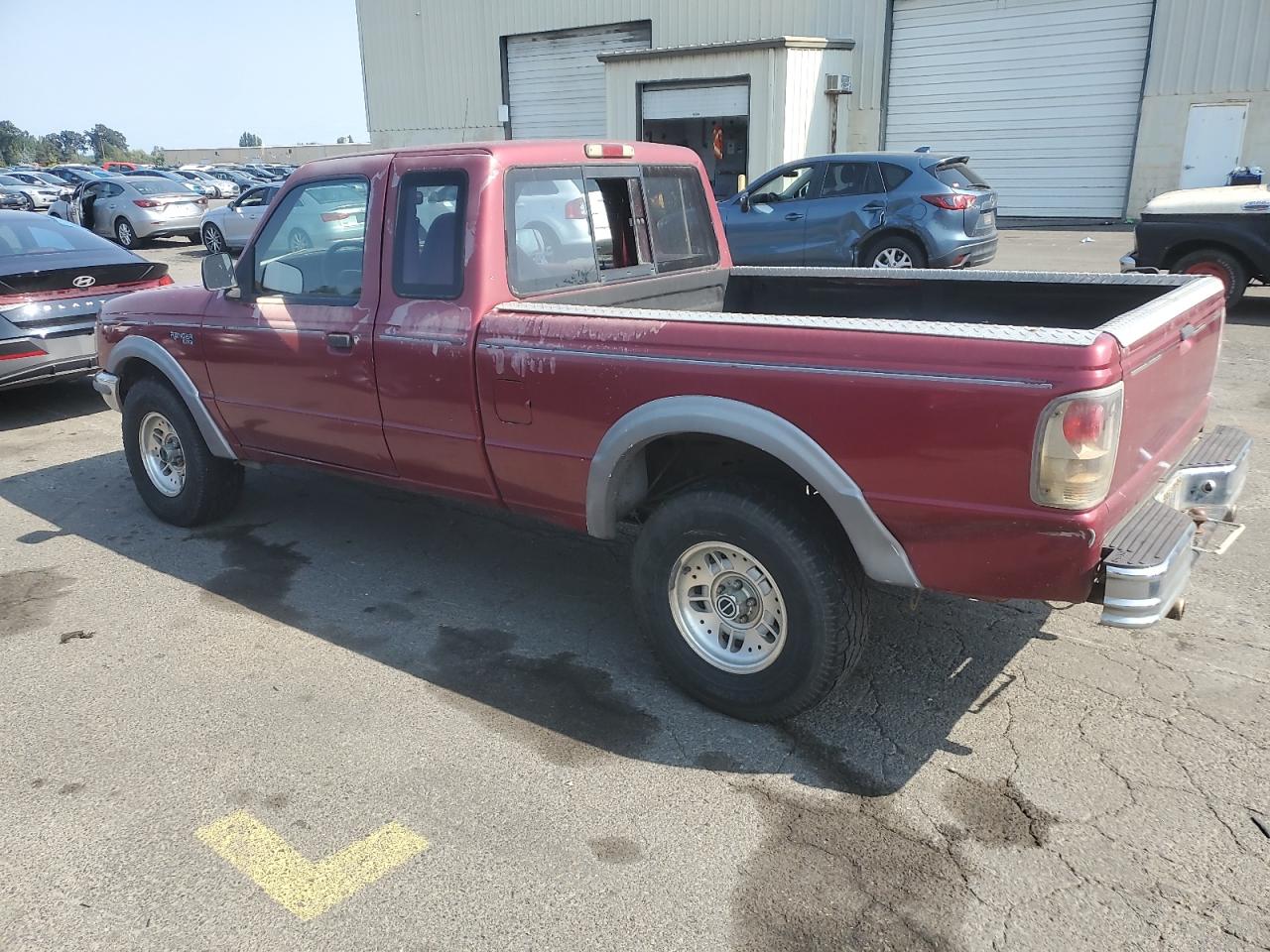 1993 Ford Ranger Super Cab Red vin: 1FTDR15X8PTA44937