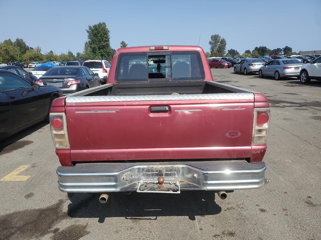 1993 Ford Ranger Super Cab Red vin: 1FTDR15X8PTA44937