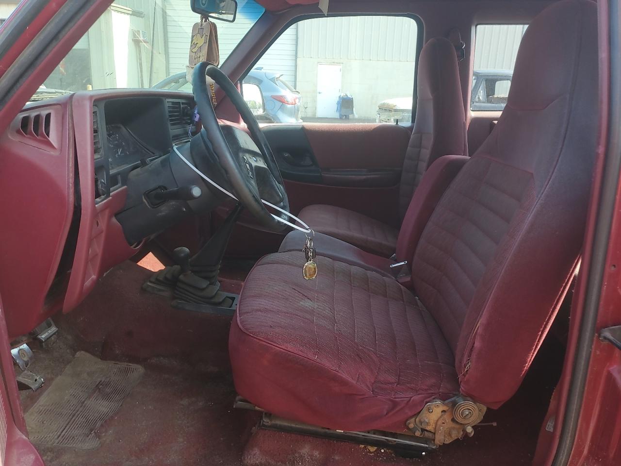 1993 Ford Ranger Super Cab Red vin: 1FTDR15X8PTA44937