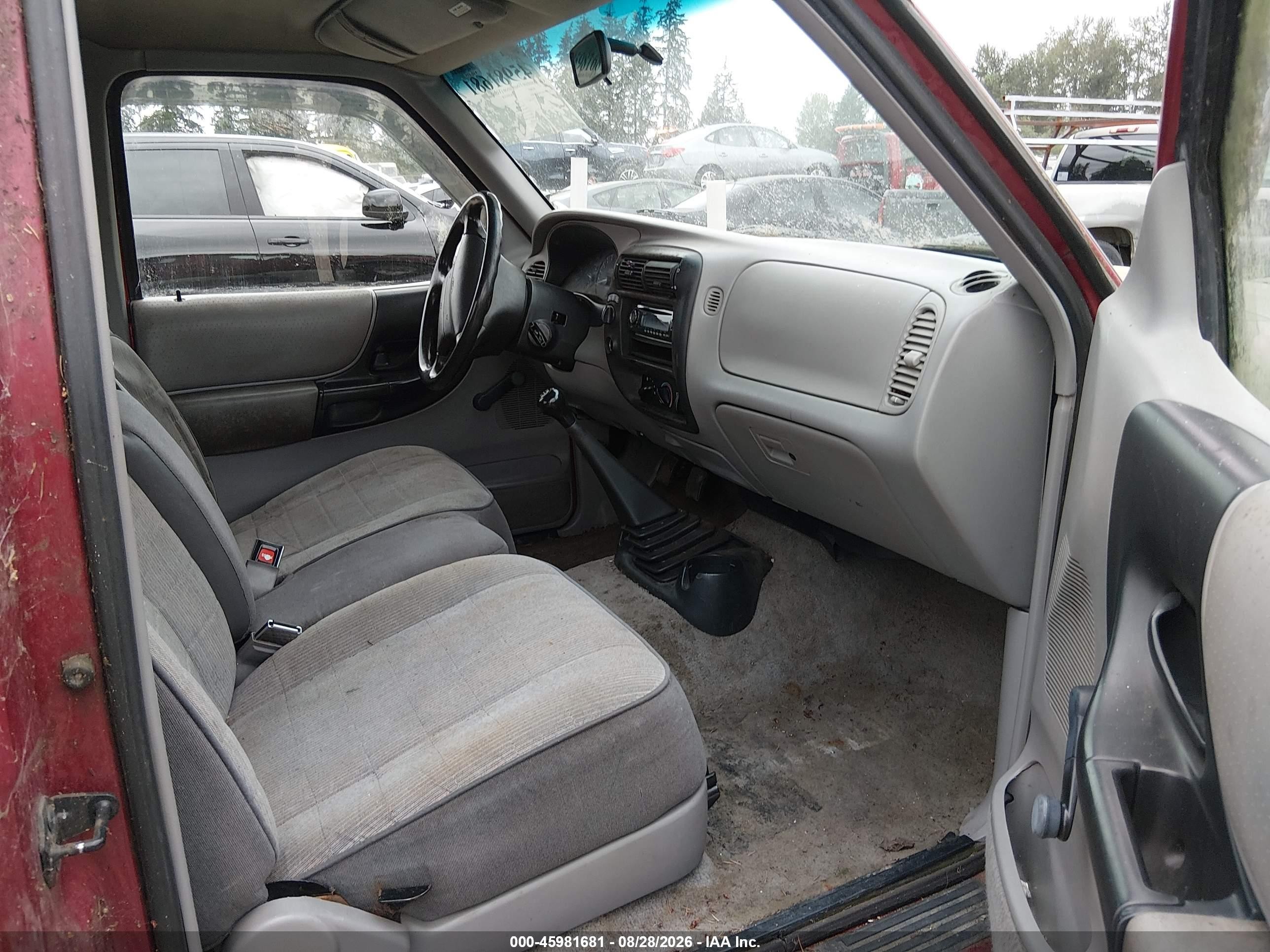 1995 Ford Ranger Super Cab Burgundy vin: 1FTDR15X8SPA59844