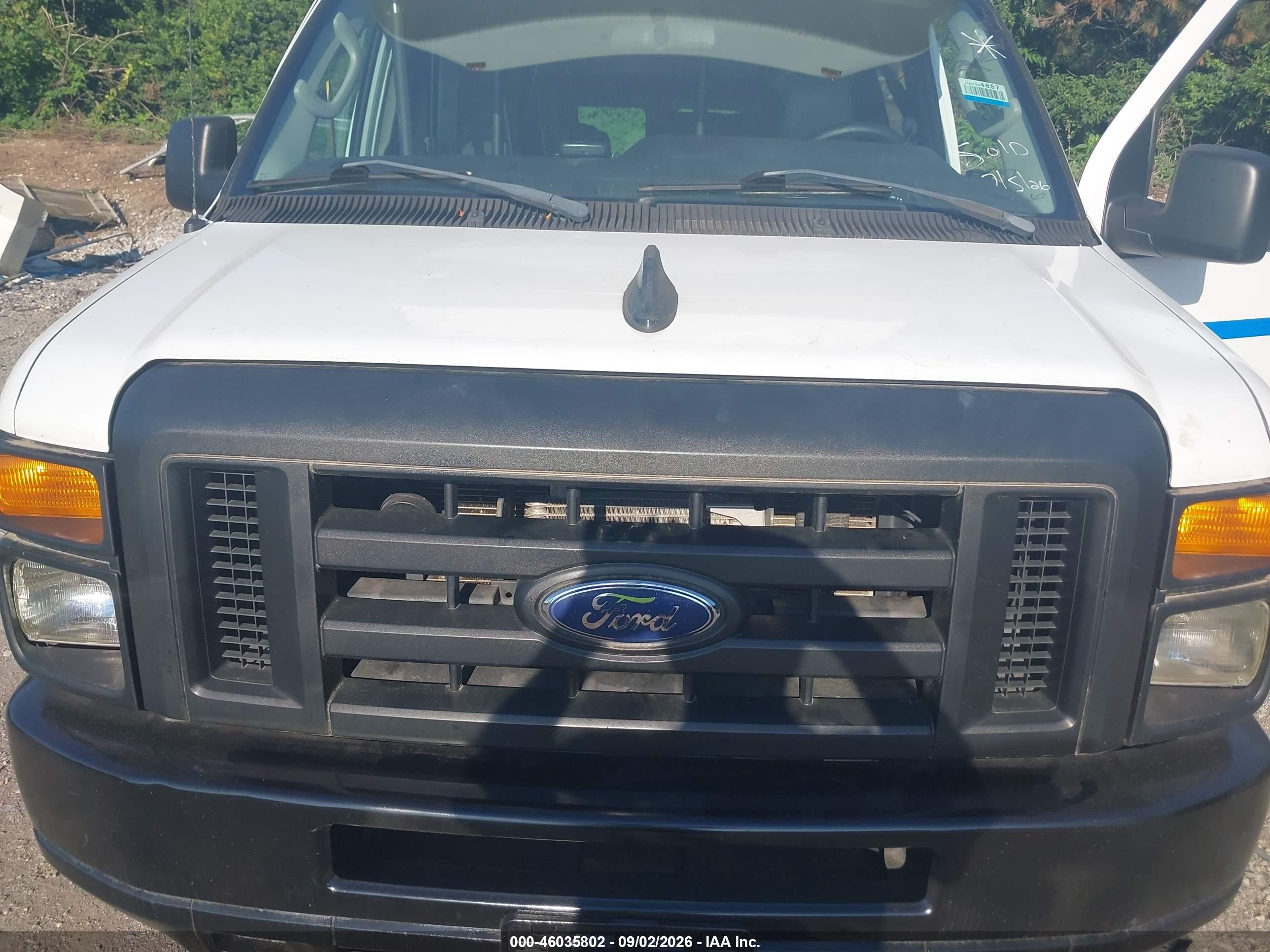 2011 Ford E-350 Super Duty Commercial White vin: 1FTDS3EL9BDA91183