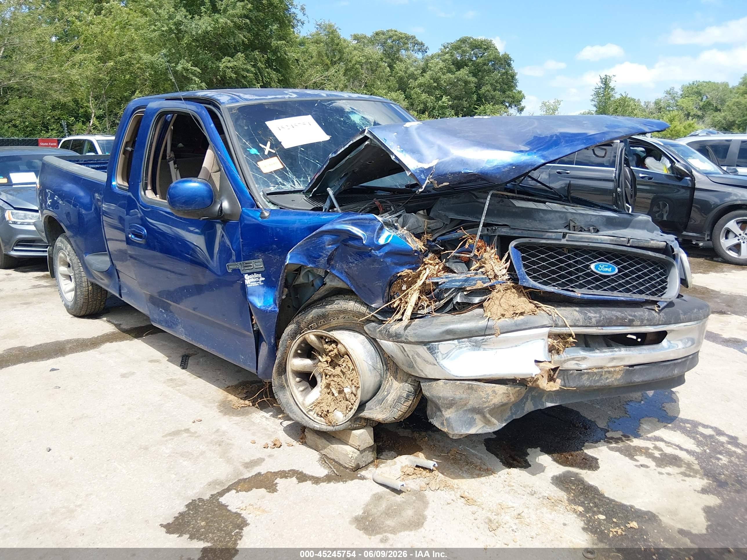 1997 Ford F-150 Xl/xlt Синий vin: 1FTDX0725VKB42957