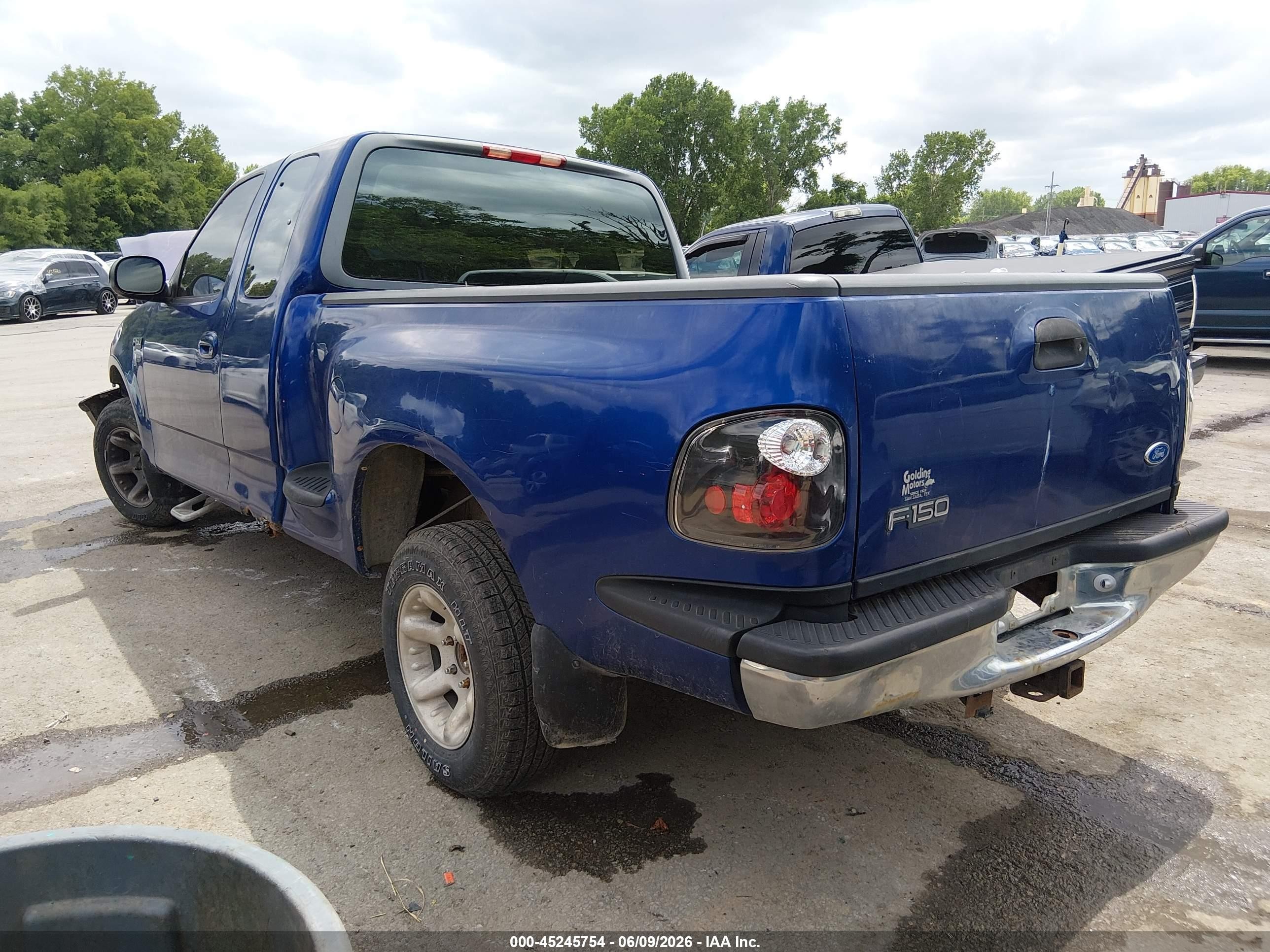 1997 Ford F-150 Xl/xlt Blue vin: 1FTDX0725VKB42957